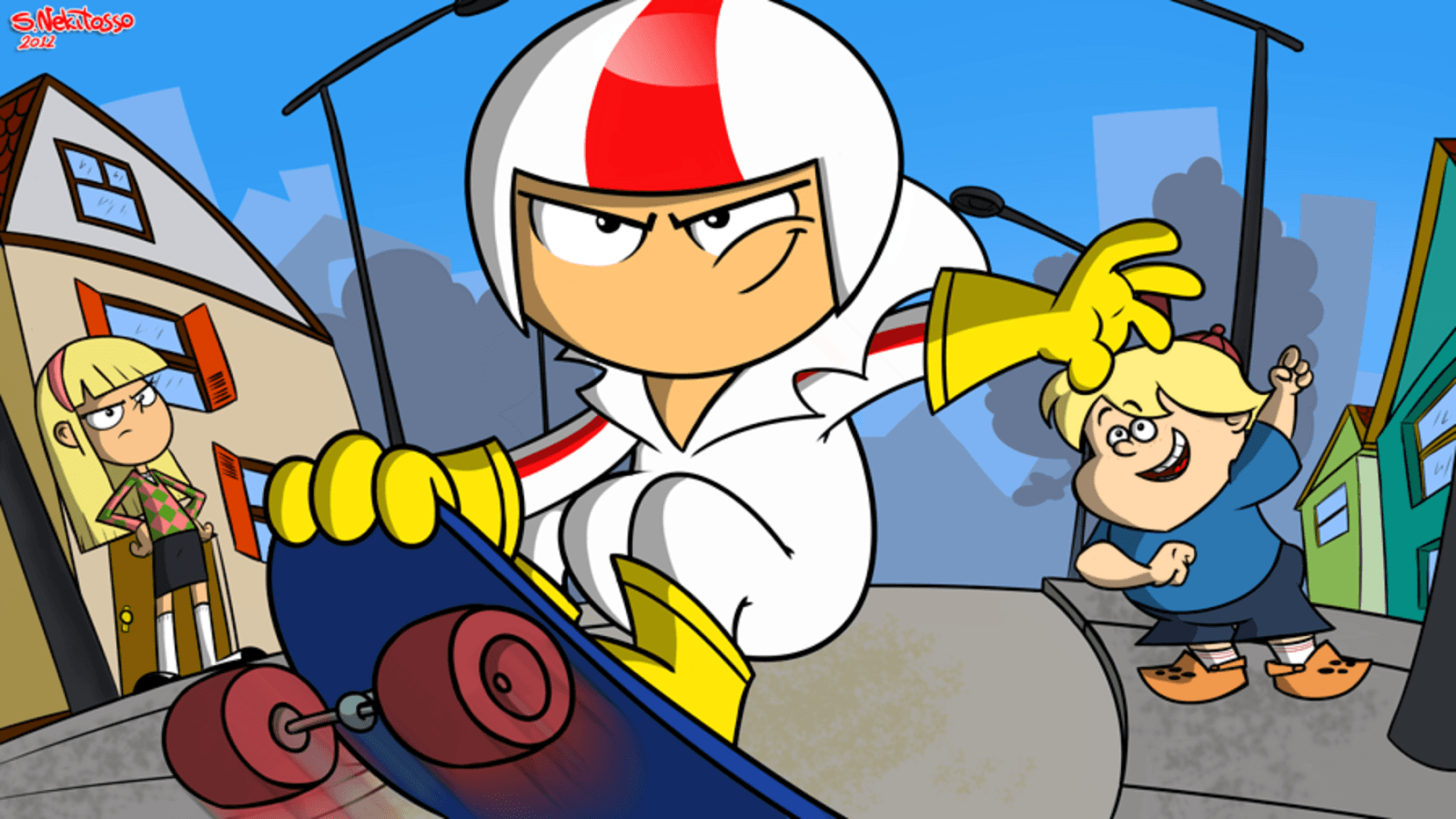 1600x900 Dynamic Views: Best Cartoon Kick Buttowski: Suburban Daredevil Wallpaper Free Download