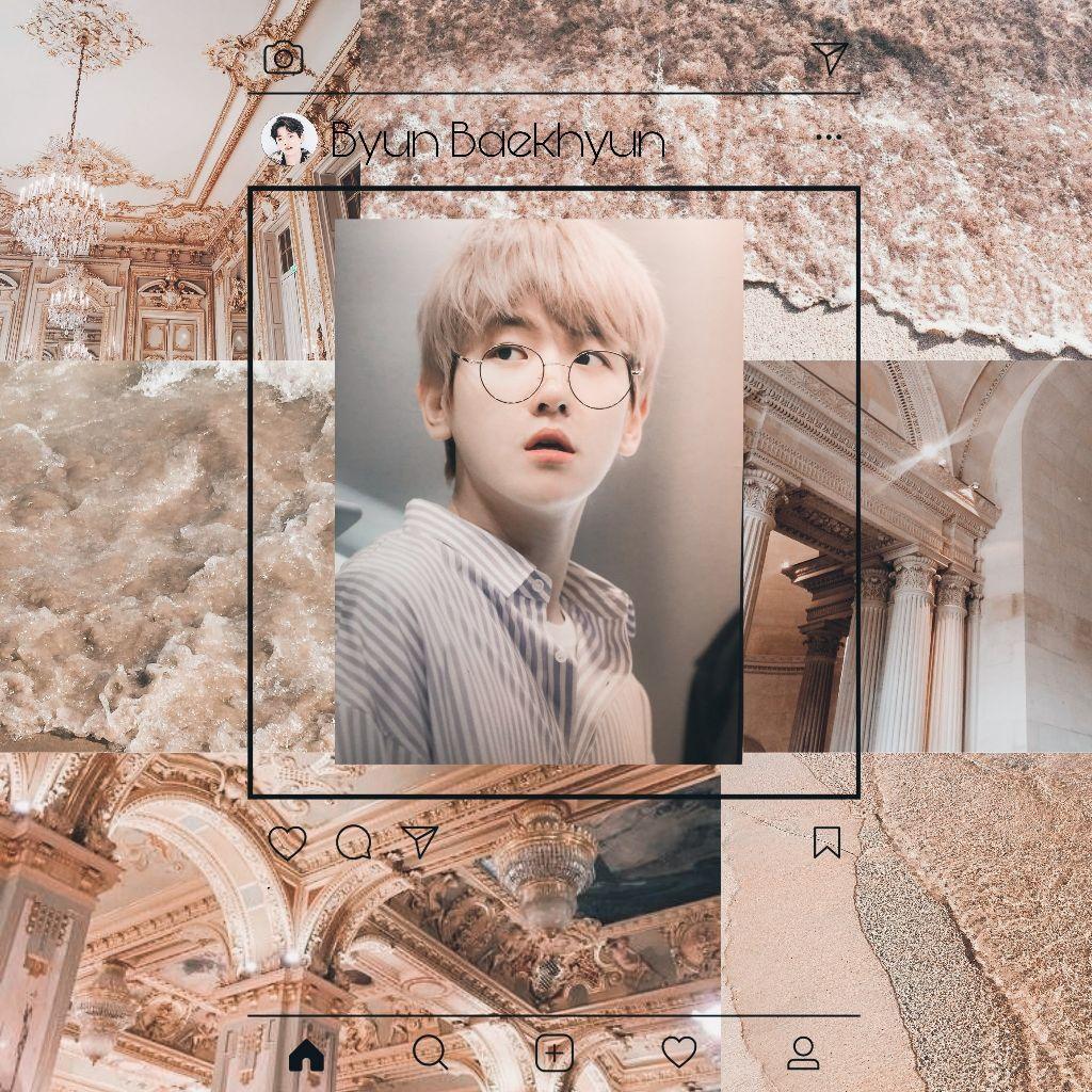 1024x1024 kpop #kpopedit #exo #baekhyun #wallpaper #aesthetic Kpop Wallpaper Exo