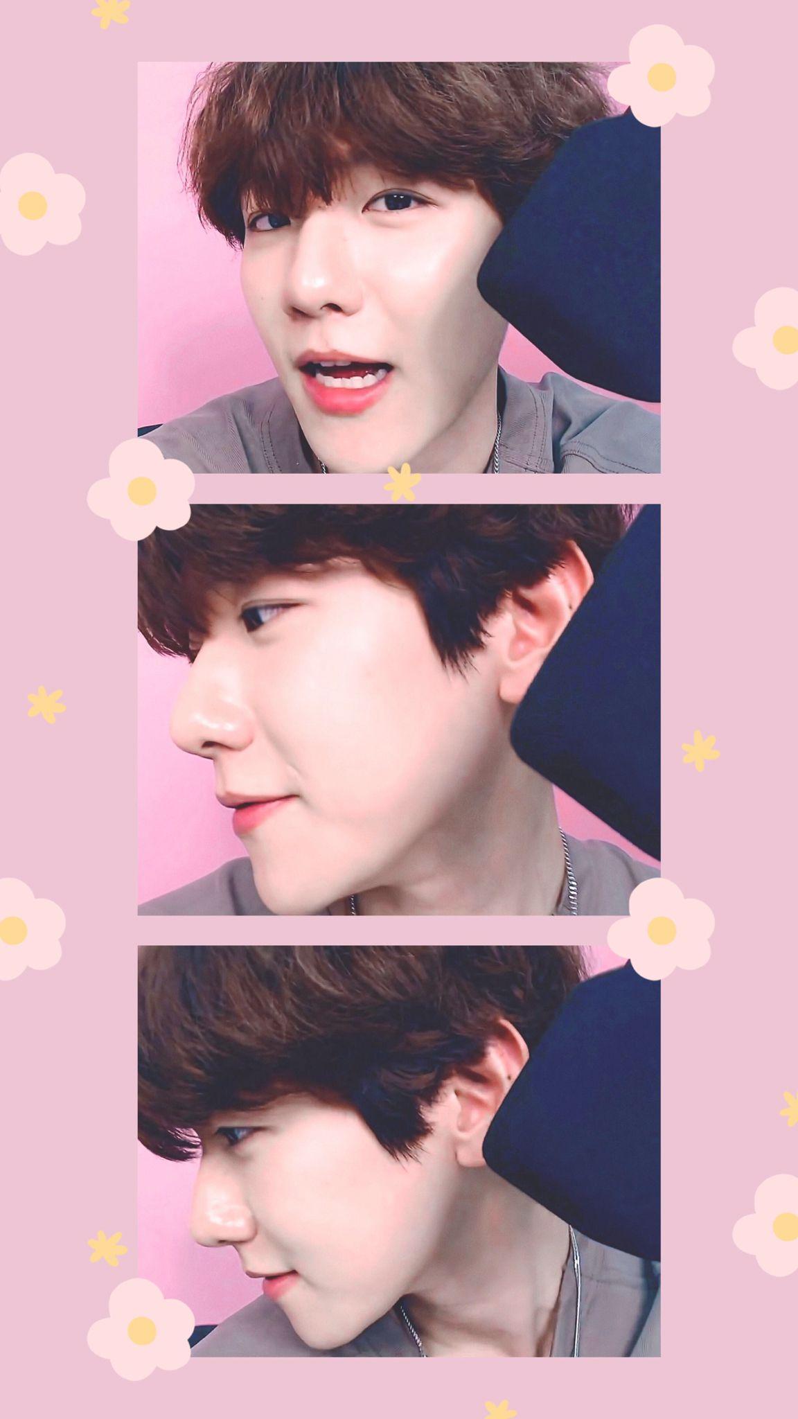 1152x2048 Cute Baekhyun iPhone Wallpaper