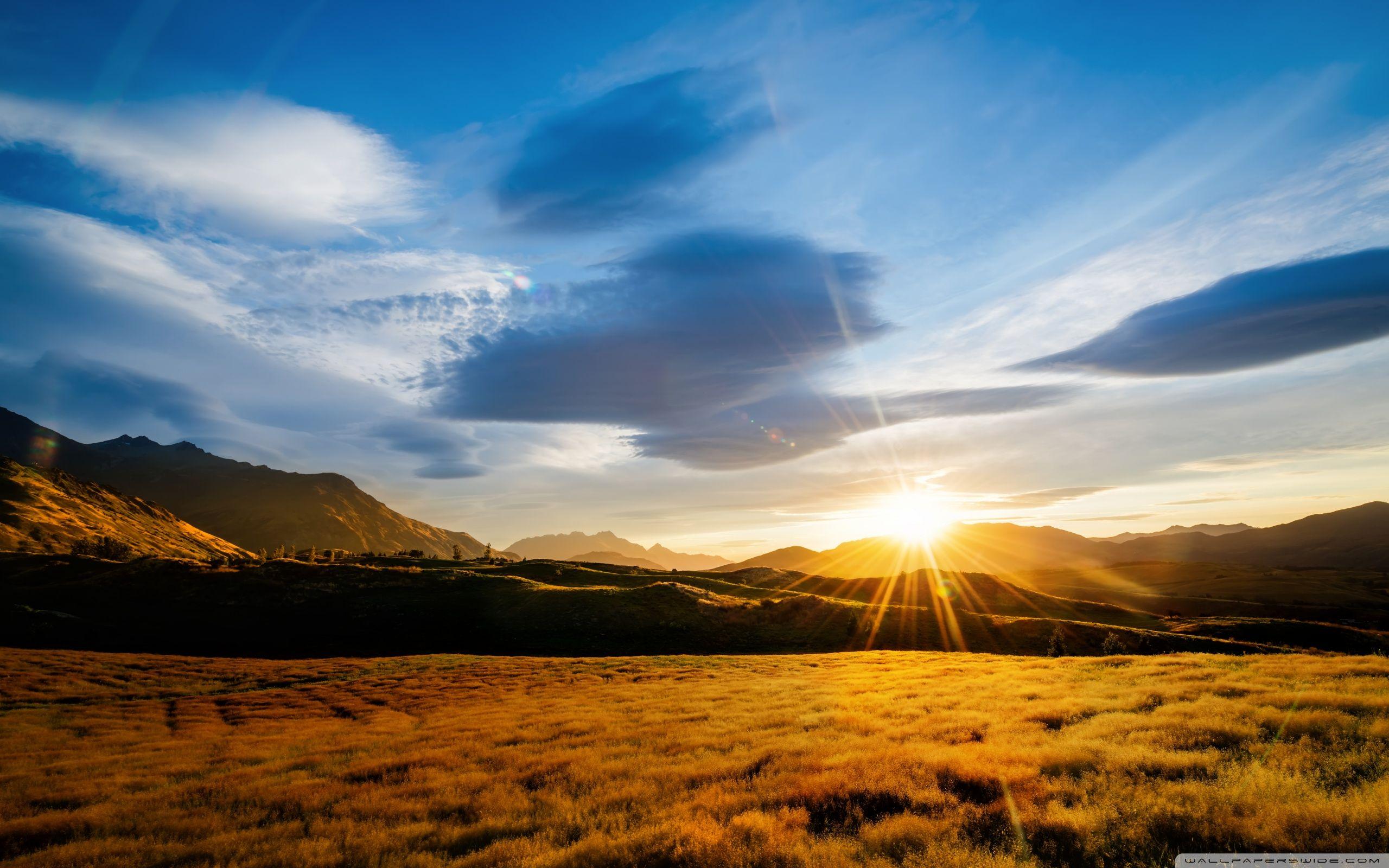 2560x1600 The Endless Fields of Queenstown Ultra HD Desktop Background Wallpaper for : Multi Display, Dual Monitor : Tablet