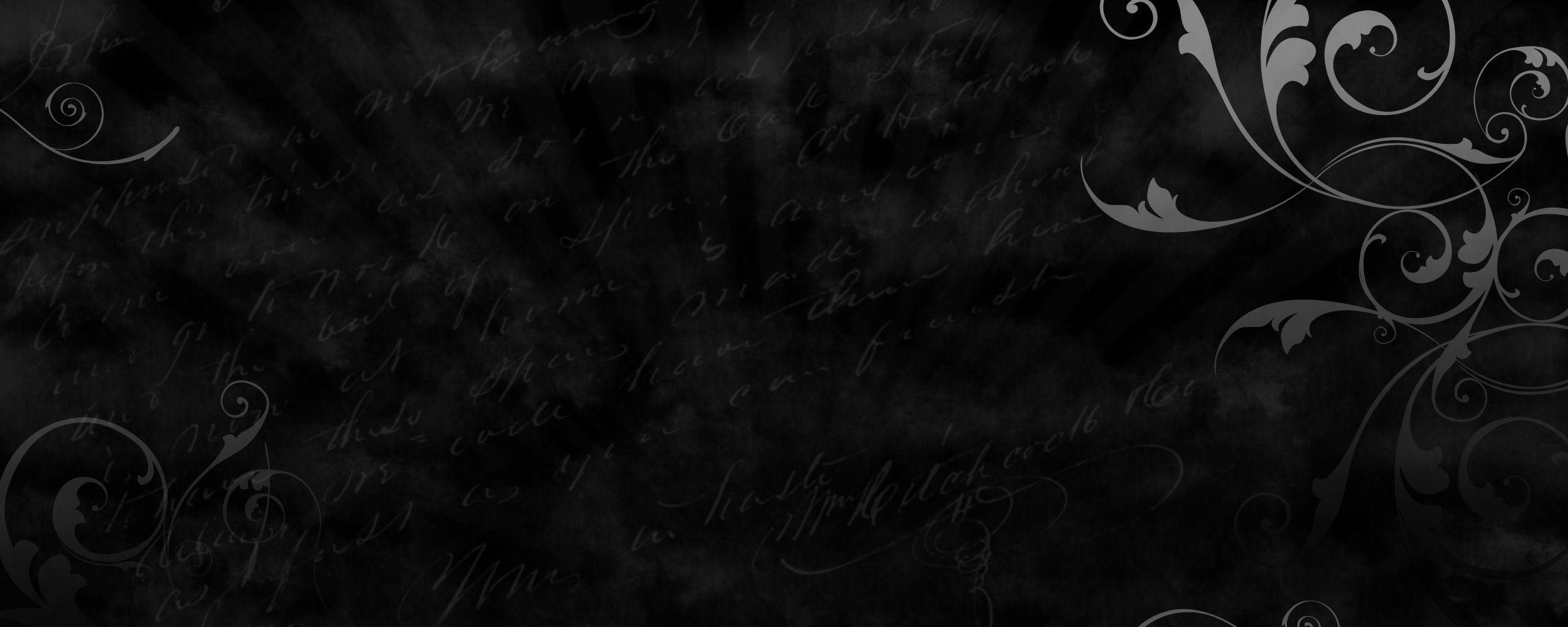 2560x1024 Best Black Wallpaper From Around .