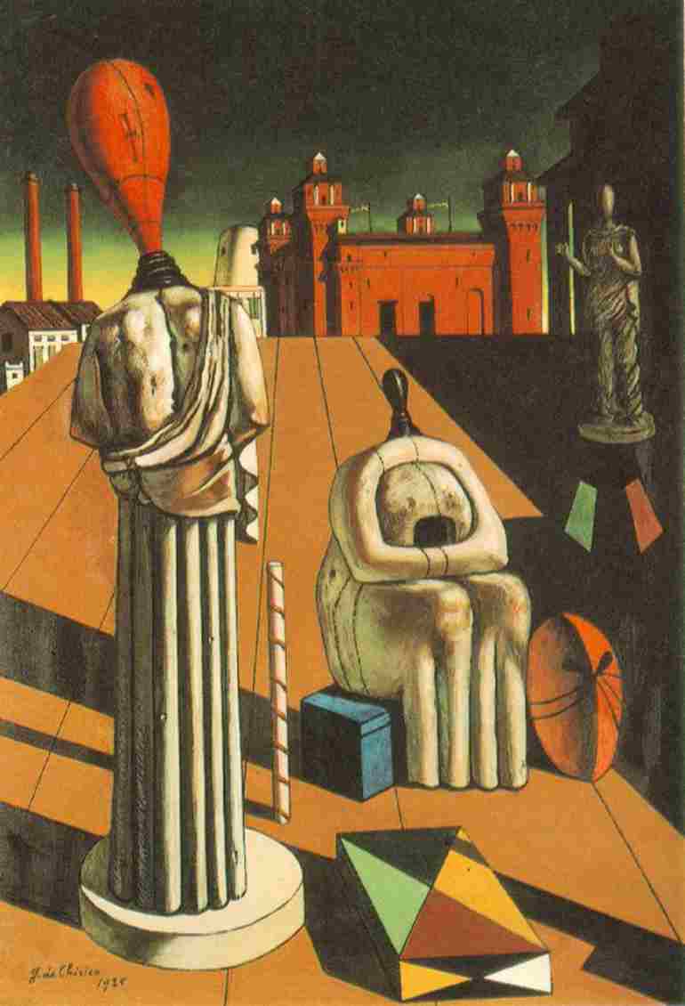770x1130 The Disturbing Muses By Giorgio De Chirico. Most Famous