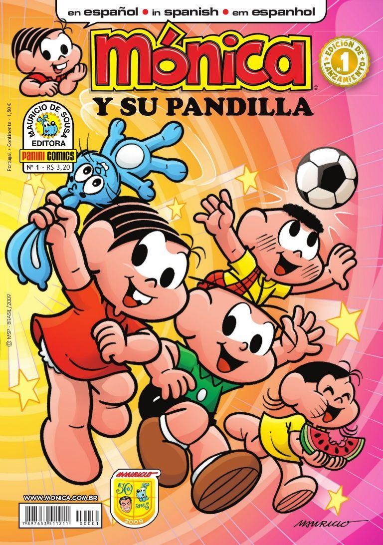 768x1092 Muestra de una historieta de la primera edición de la versión en español del cómic brasileño Mónica y su pandilla. Famous comics, Magazines for kids, Comics