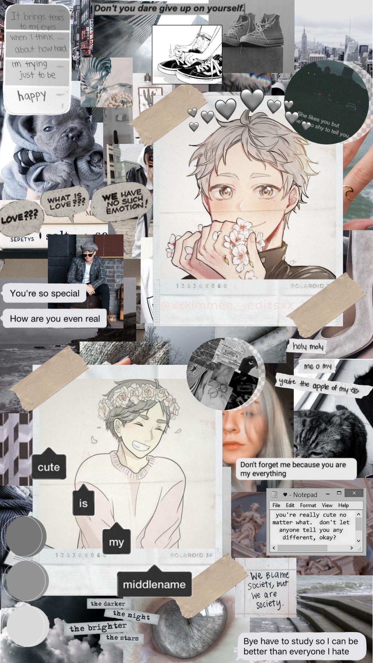 1288x2289 edit grey sugawara koushi Image