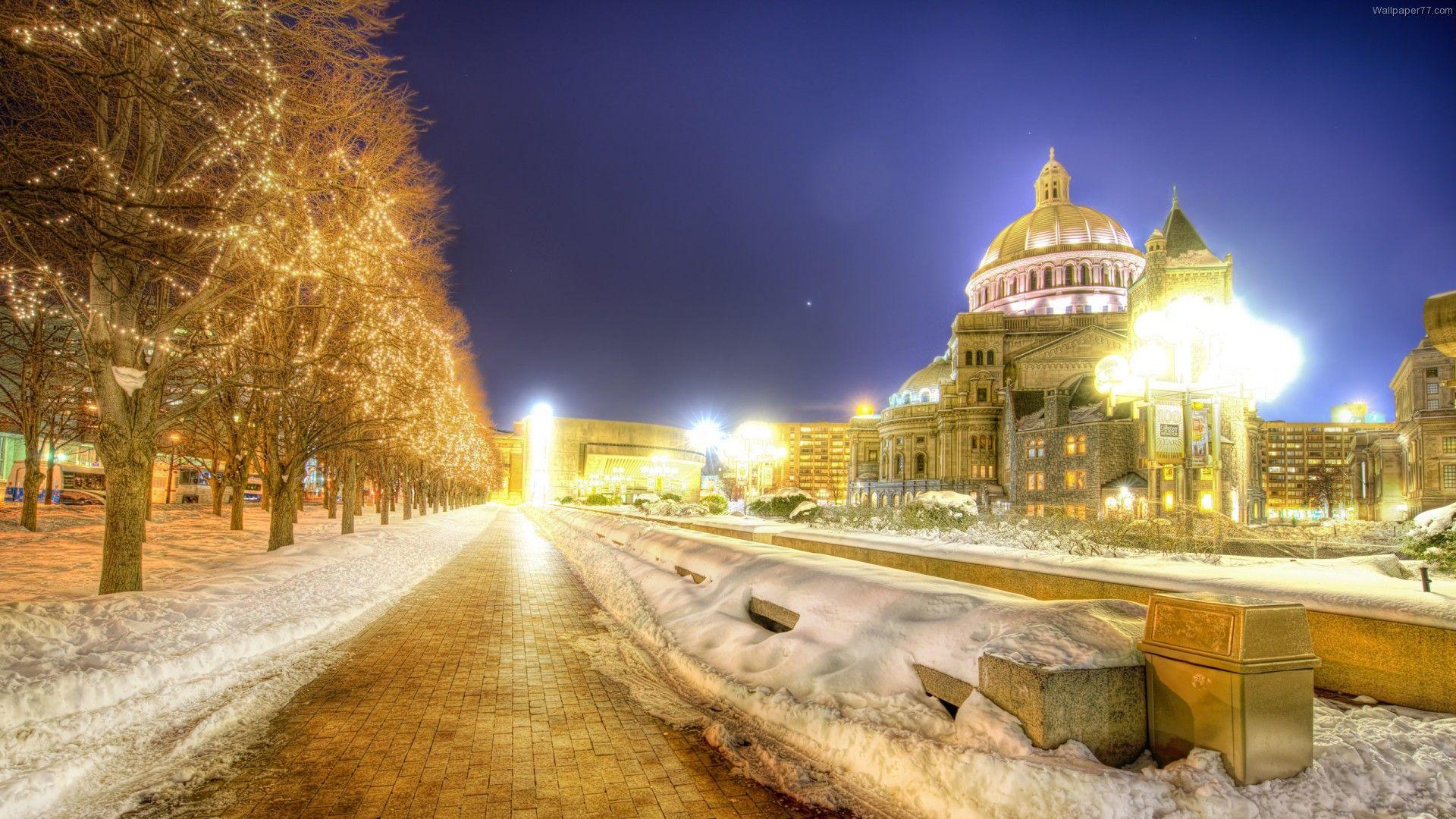 1920x1080 Night, boston, wallpaper, city, travel, desktop, background