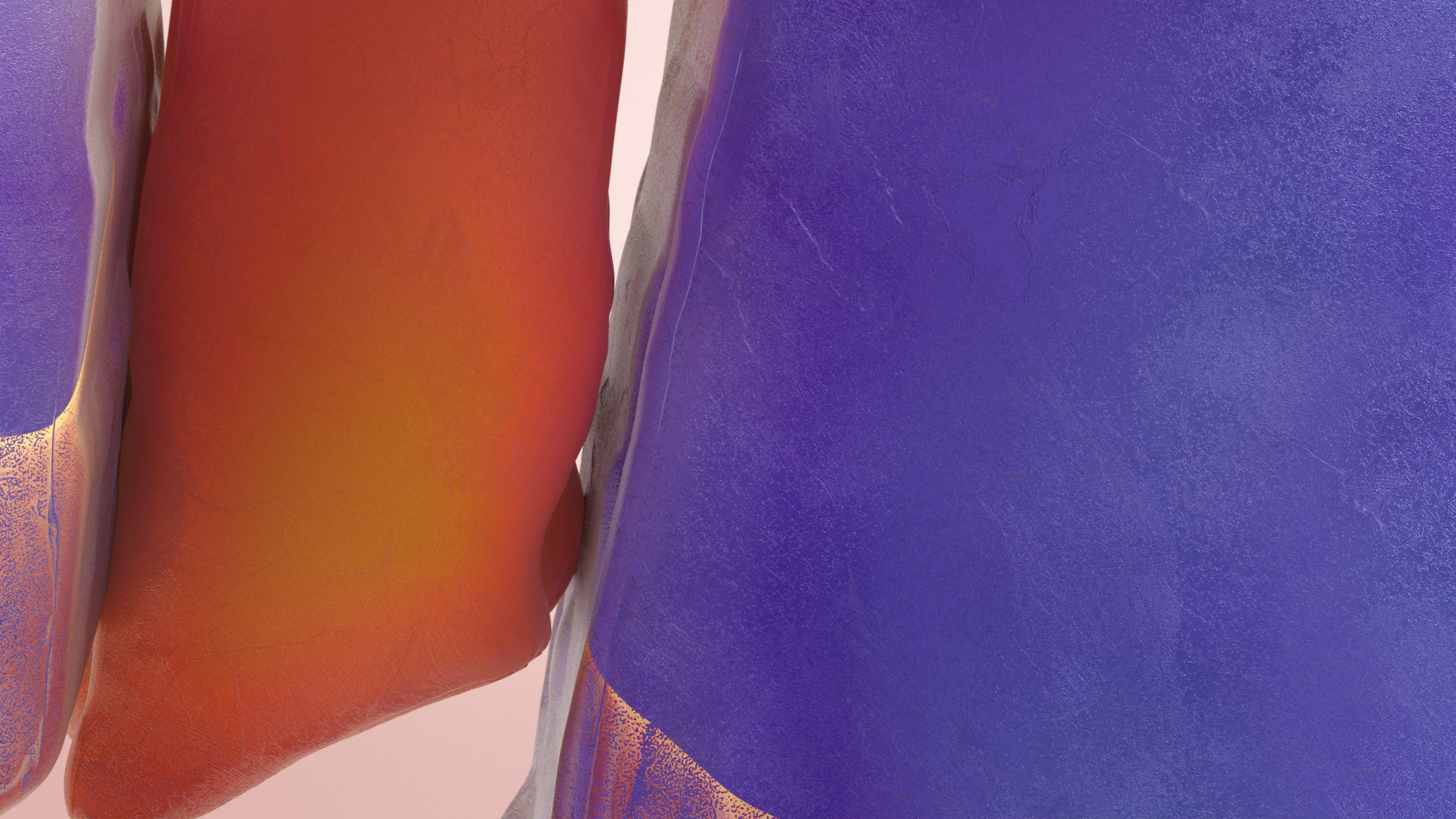 5120x2880 Samsung Galaxy Note 20 Ultra 4K Wallpaper, Orange, Purple, Stock, Abstract