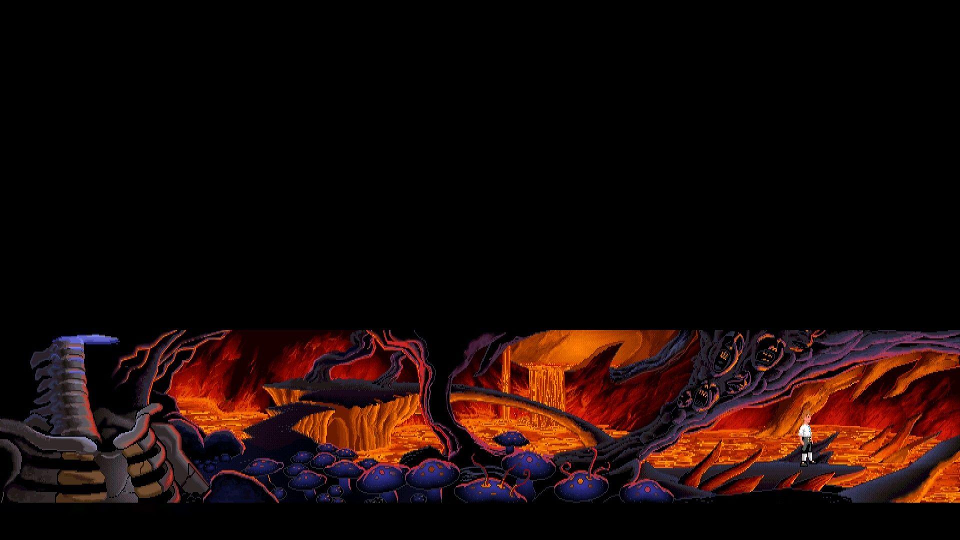 1920x1080 Retro: Monkey Island Cave desktop PC and Mac wallpaper