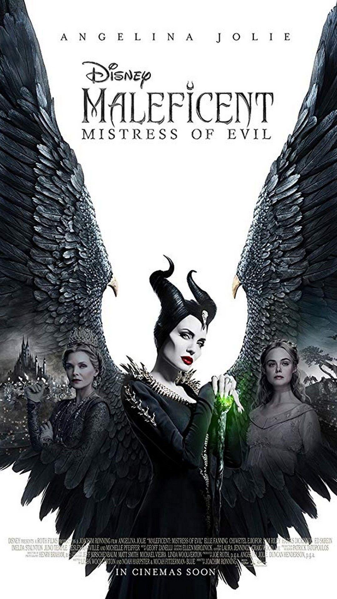 1080x1920 Maleficent Mistress of Evil Android Wallpaper Android Wallpaper