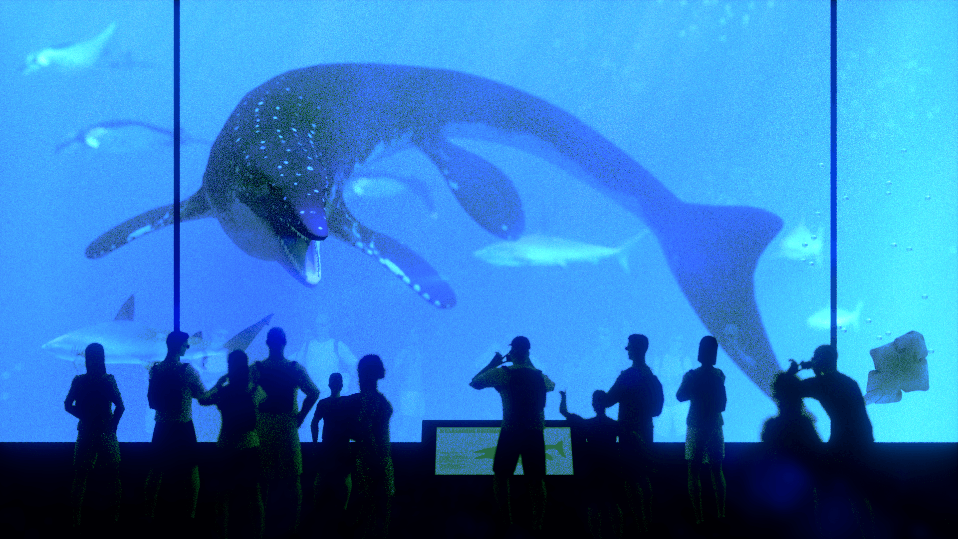 1920x1080 Mosasaurus Wallpaper
