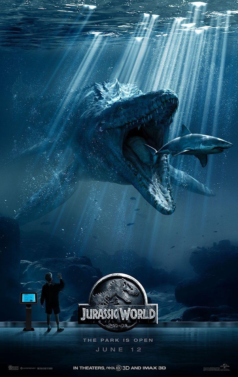758x1200 Mosasaurus Grabs A Shark Snack In Latest Jurassic World Poster. Jurassic world wallpaper, Jurassic world movie poster, Jurassic world poster