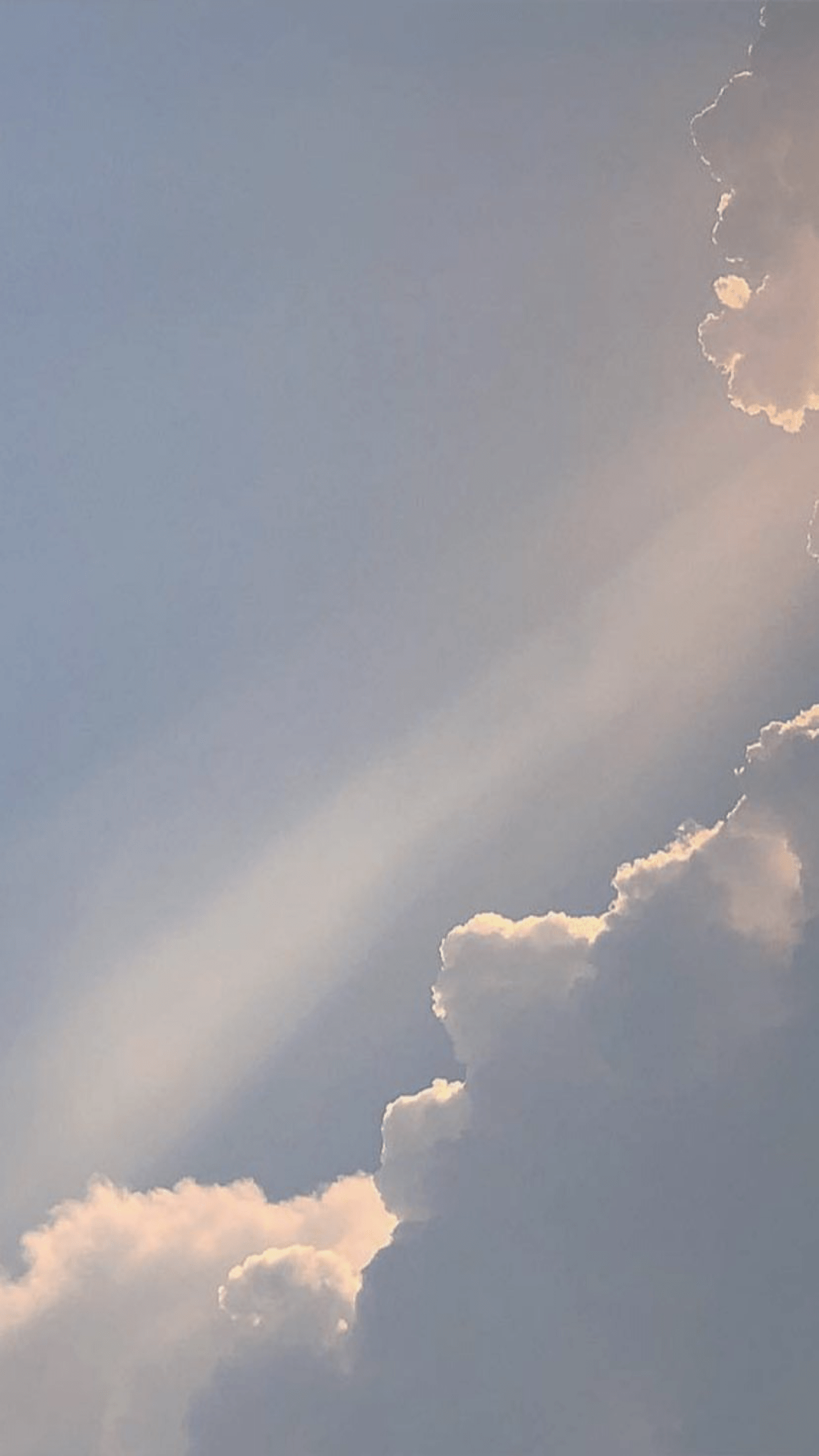 1242x2208 beibiburu tags: #wallpaper #cute #kawaii #uwu #soft #soothing #peaceful #background #iphone #macbook. Sky aesthetic, Cloud wallpaper, Clouds