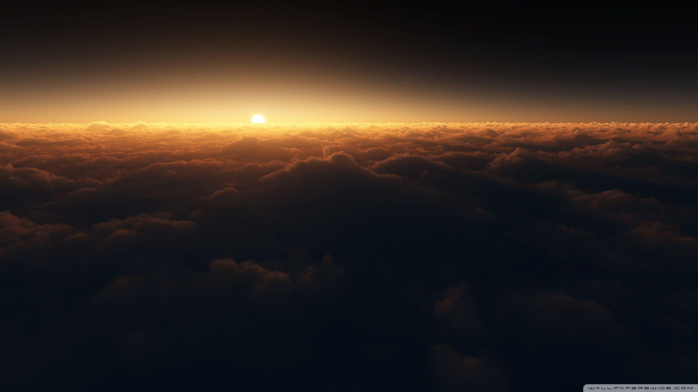 2400x1350 Sun Above The Clouds Ultra HD Desktop Background Wallpaper for 4K UHD TV : Multi Display, Dual Monitor : Tablet