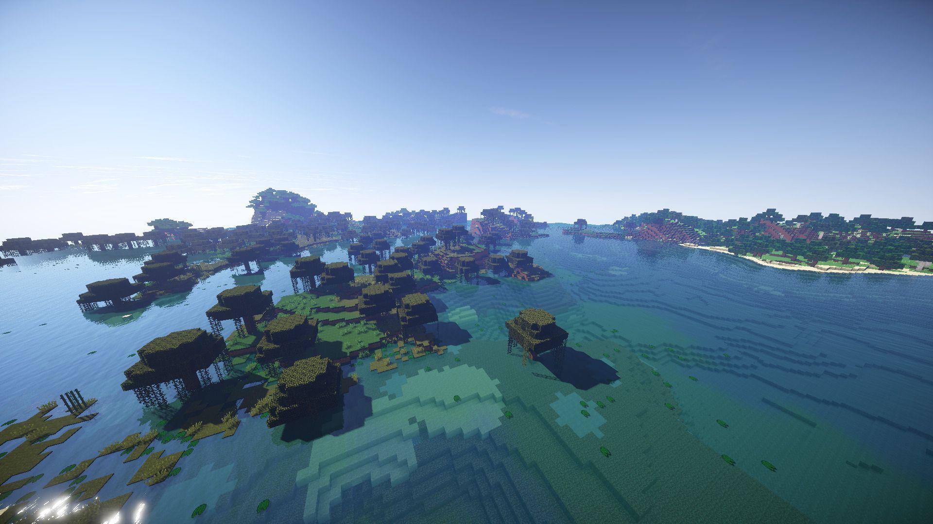 1920x1080 Minecraft, Water, Sun, Sea Wallpaper HD / Desktop and Mobile Background