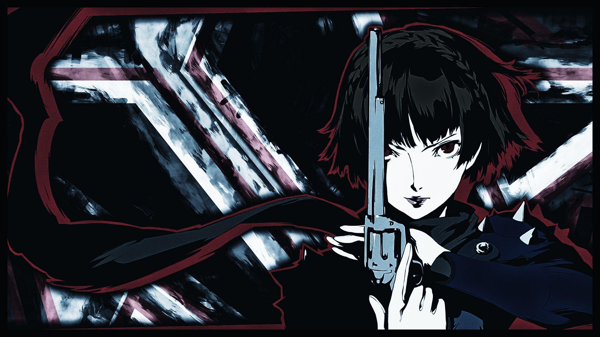 1920x1080 Aesthetic Anime Black PS4 Wallpaper