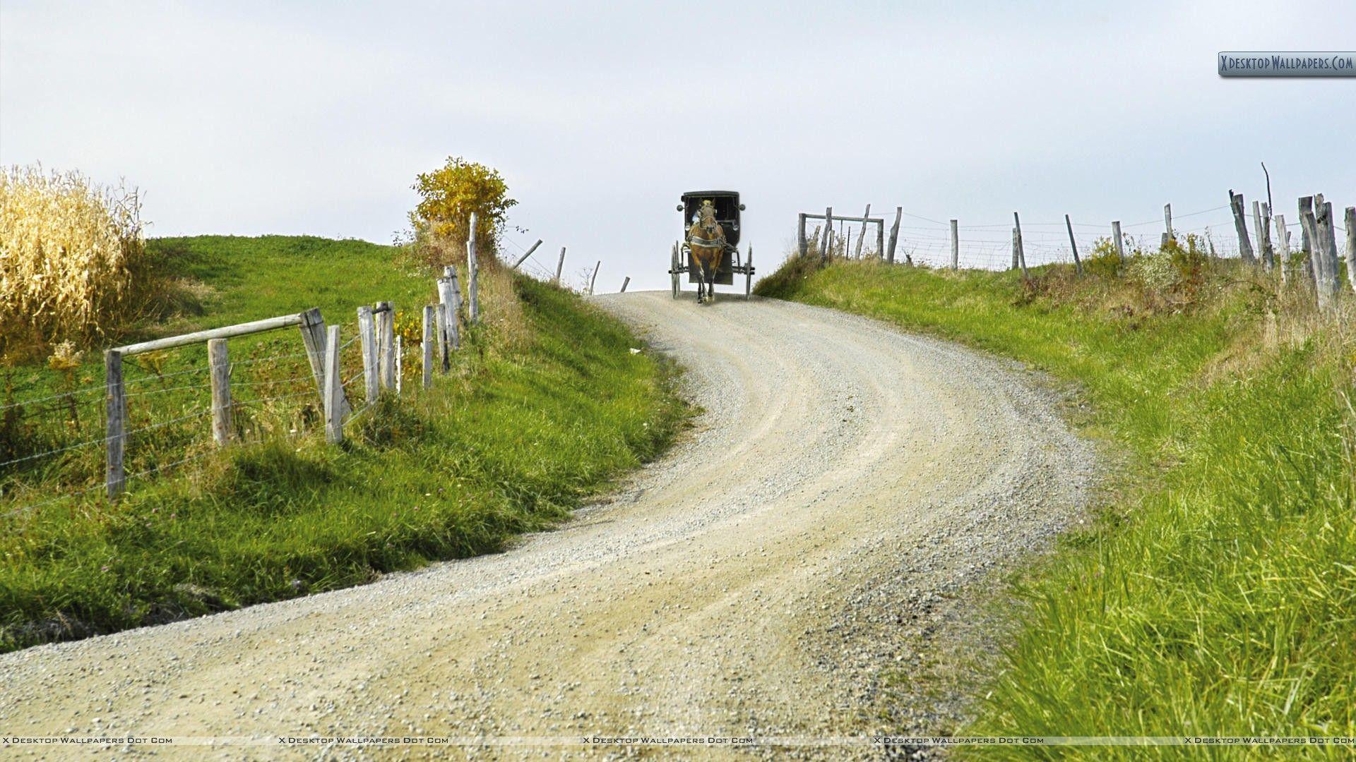 1920x1080 Country Drive, Ohio Wallpaper