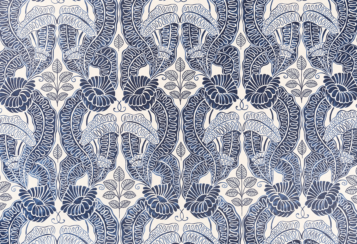 1170x800 BELLE DE NUIT WALLPAPER→ Christopher Farr Cloth
