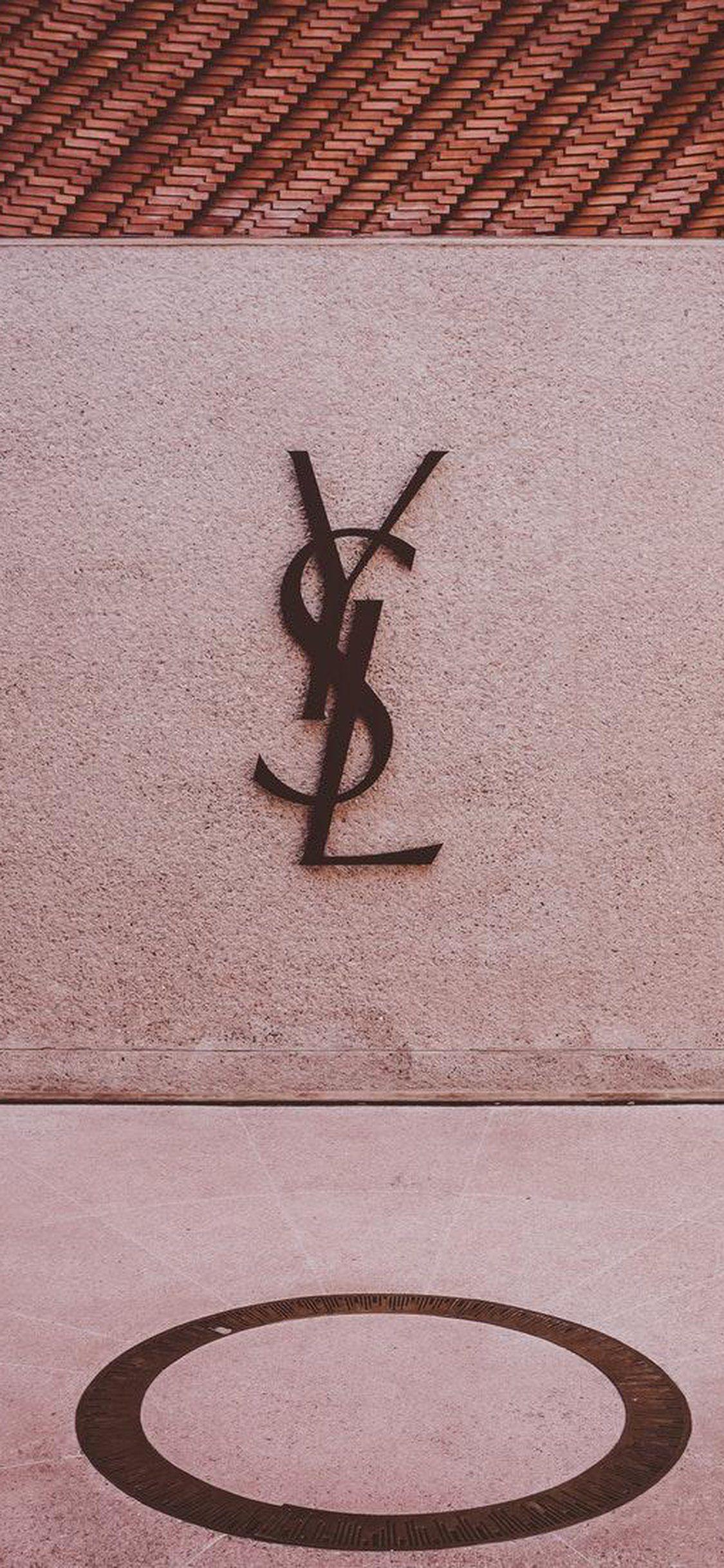YSL Logo  Widget  Phone wallpapers vintage Pink wallpaper Wallpapers  vintage