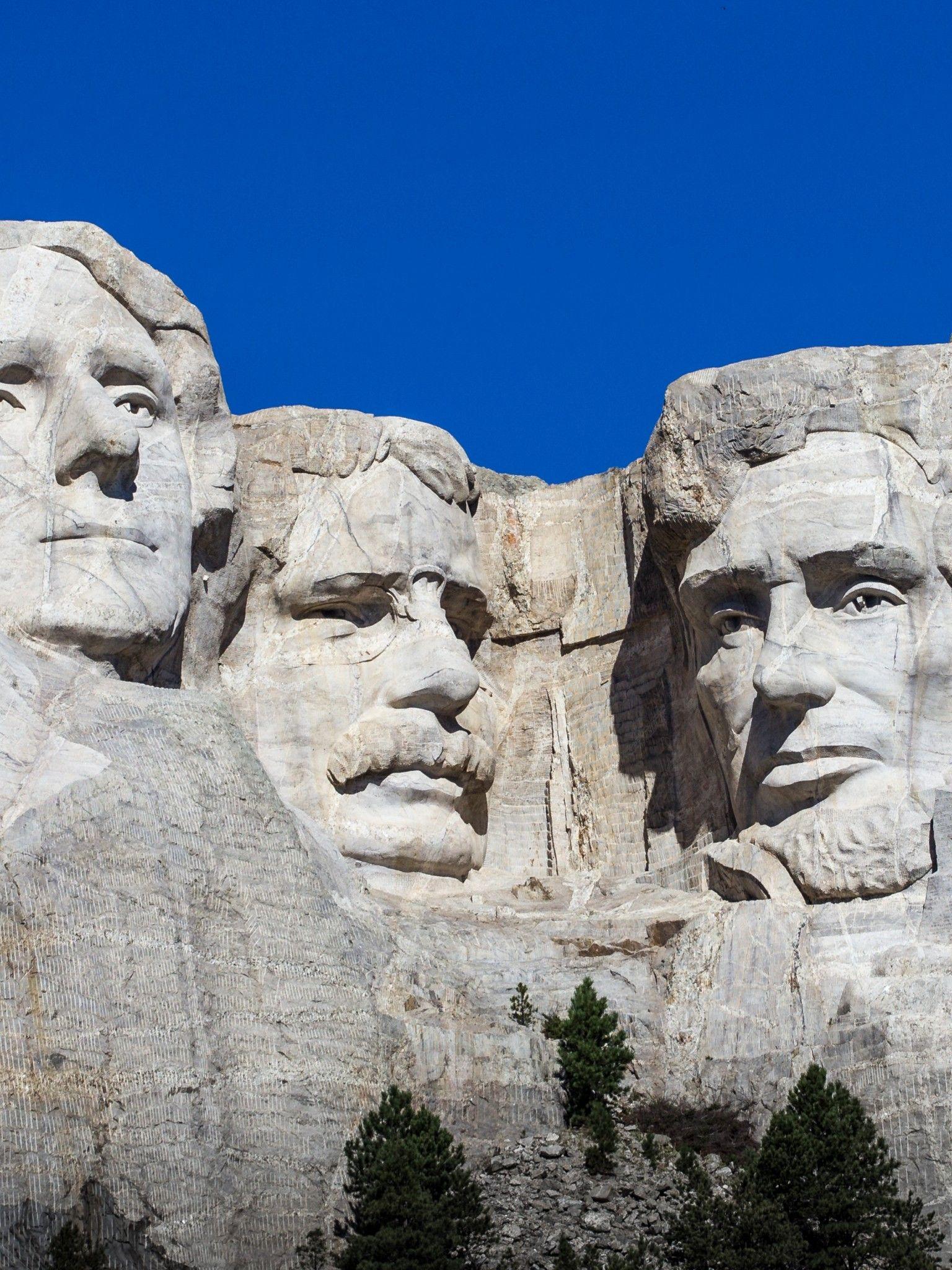 1536x2048 Mount Rushmore Wallpaper 4K, Presidents, World