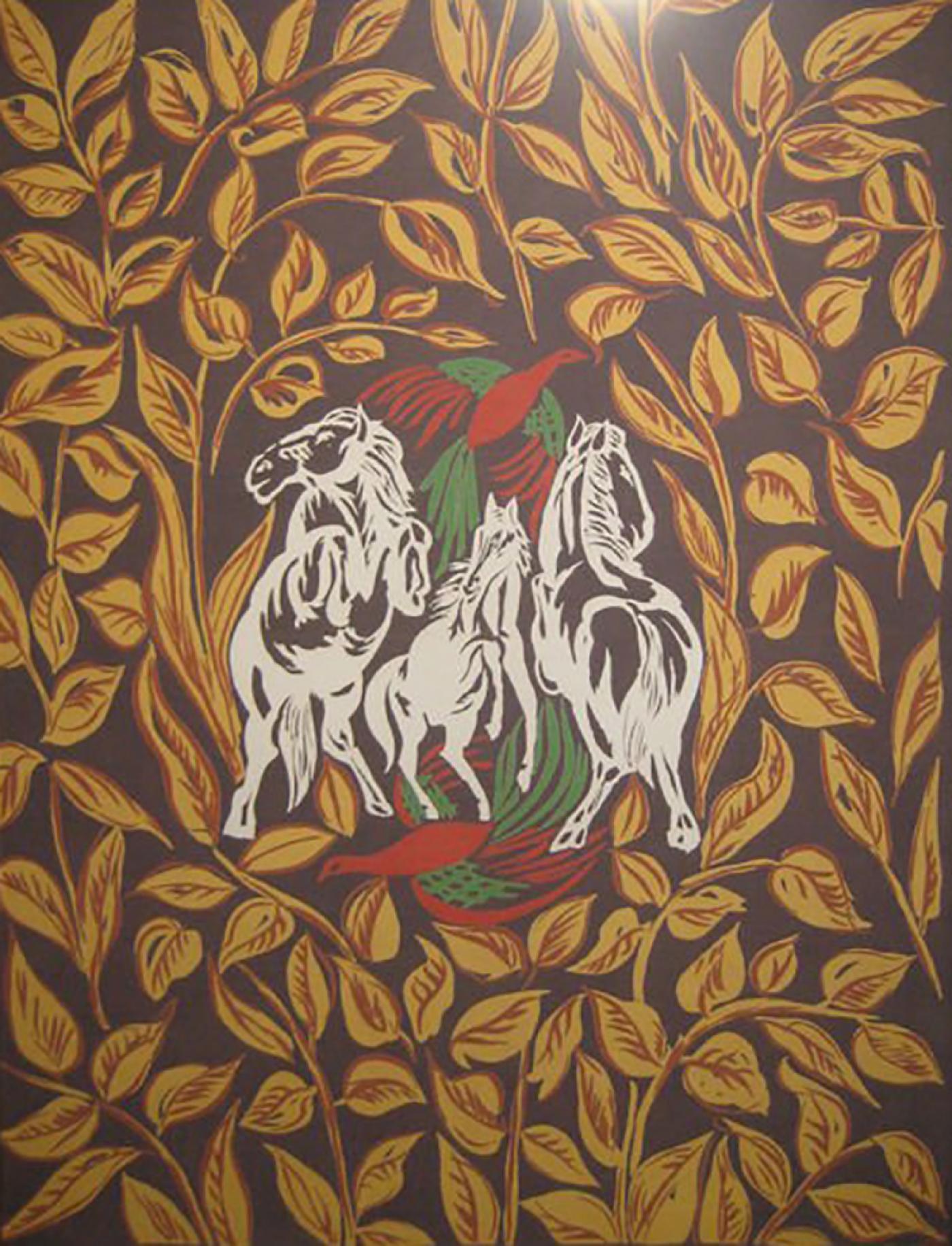 1400x1831 Amazing Raoul Dufy Aubusson Tapestry-Signed