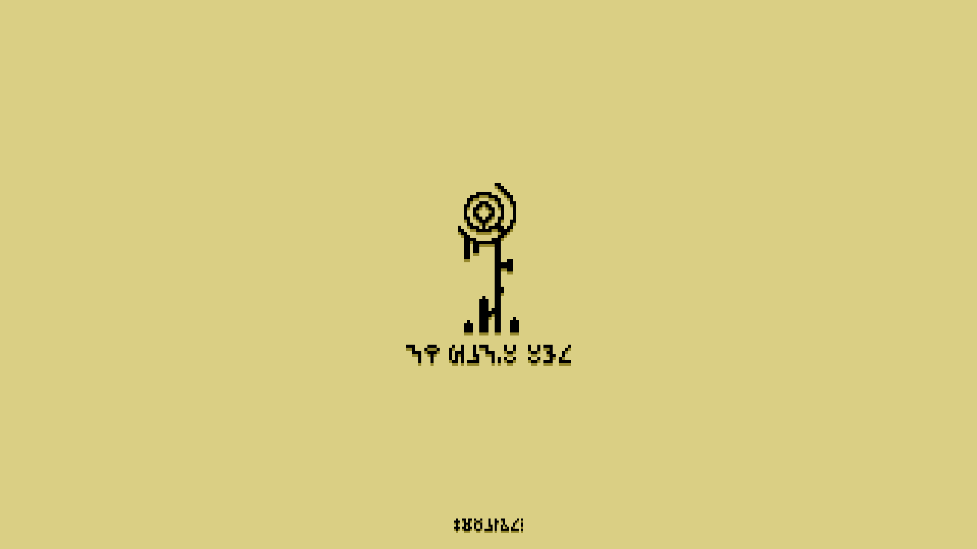 1920x1080 New Usnusven II Cryptic Symbol Wallpaper (created my own alien alphabet too)