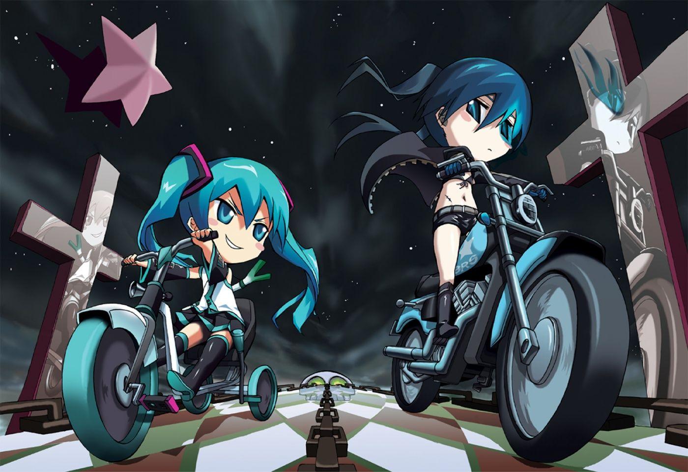 1400x962 chiita black rock shooter vocaloid black rock shooter character