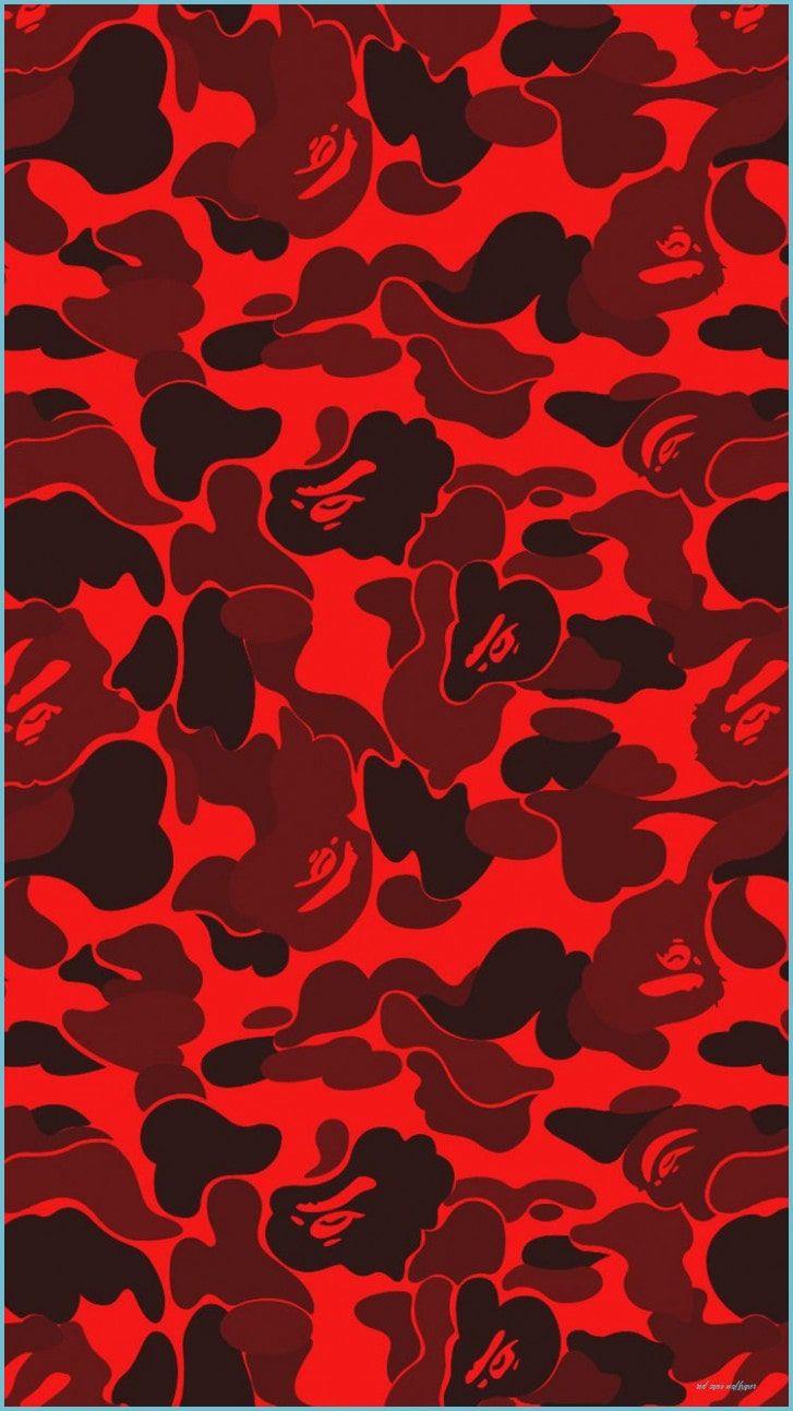 727x1293 Red Camo Wallpaper Free HD Wallpaper
