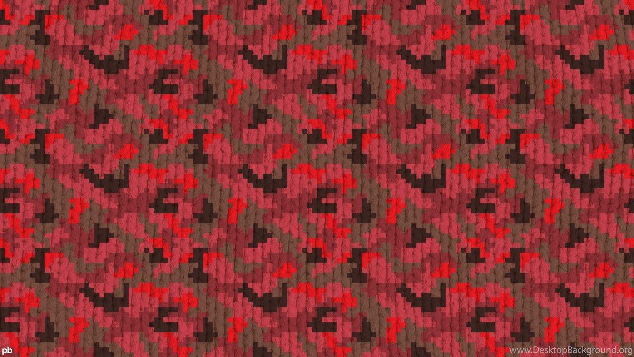 1280x720 Jestingstock.com Red Camo Wallpaper Desktop Background