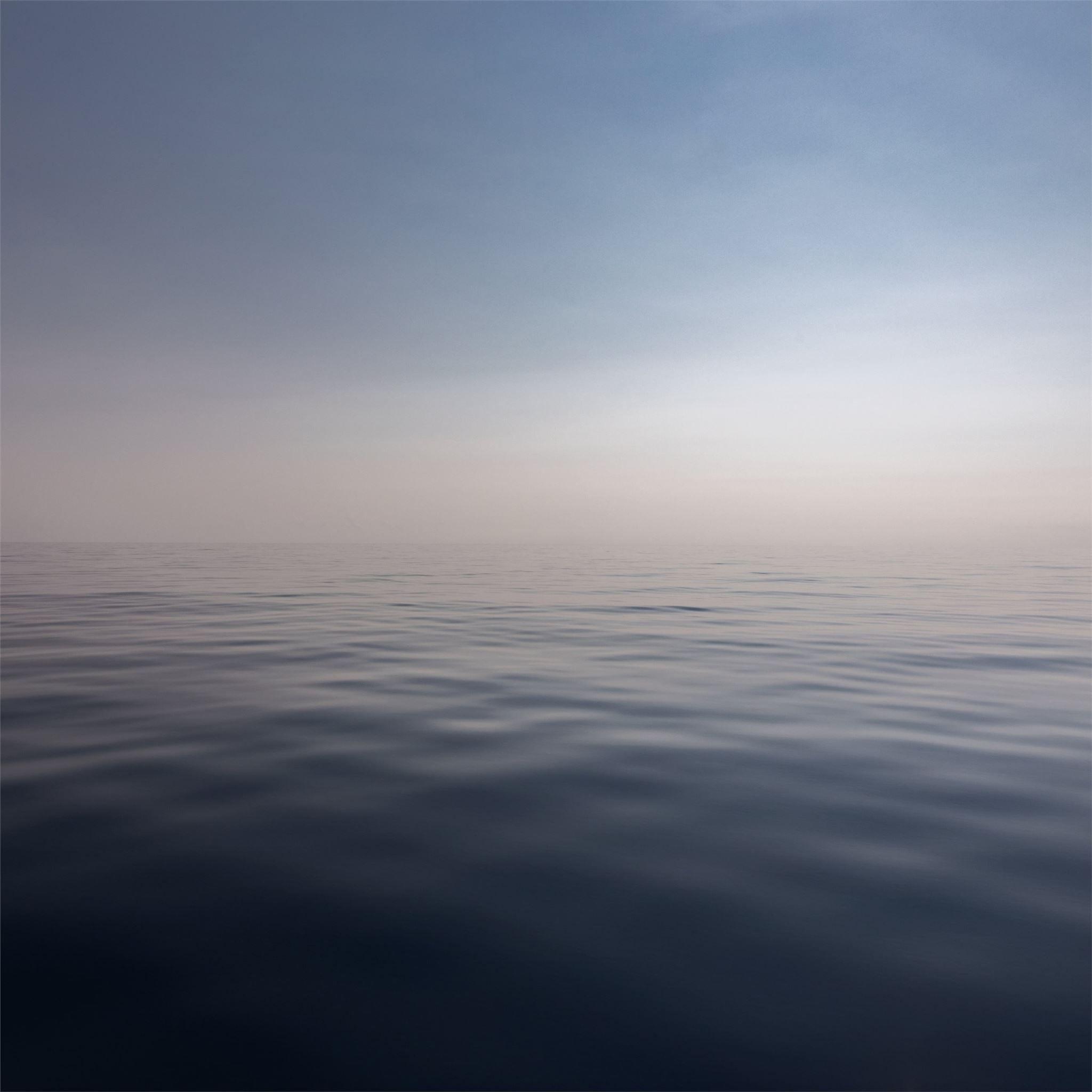2048x2048 silence sea water 5k iPad Wallpaper Free Download
