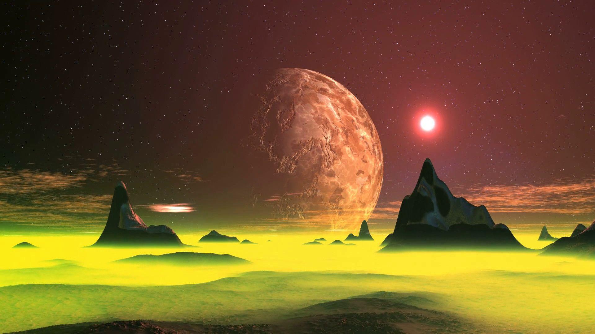 1920x1080 Alien Planet Landscapes