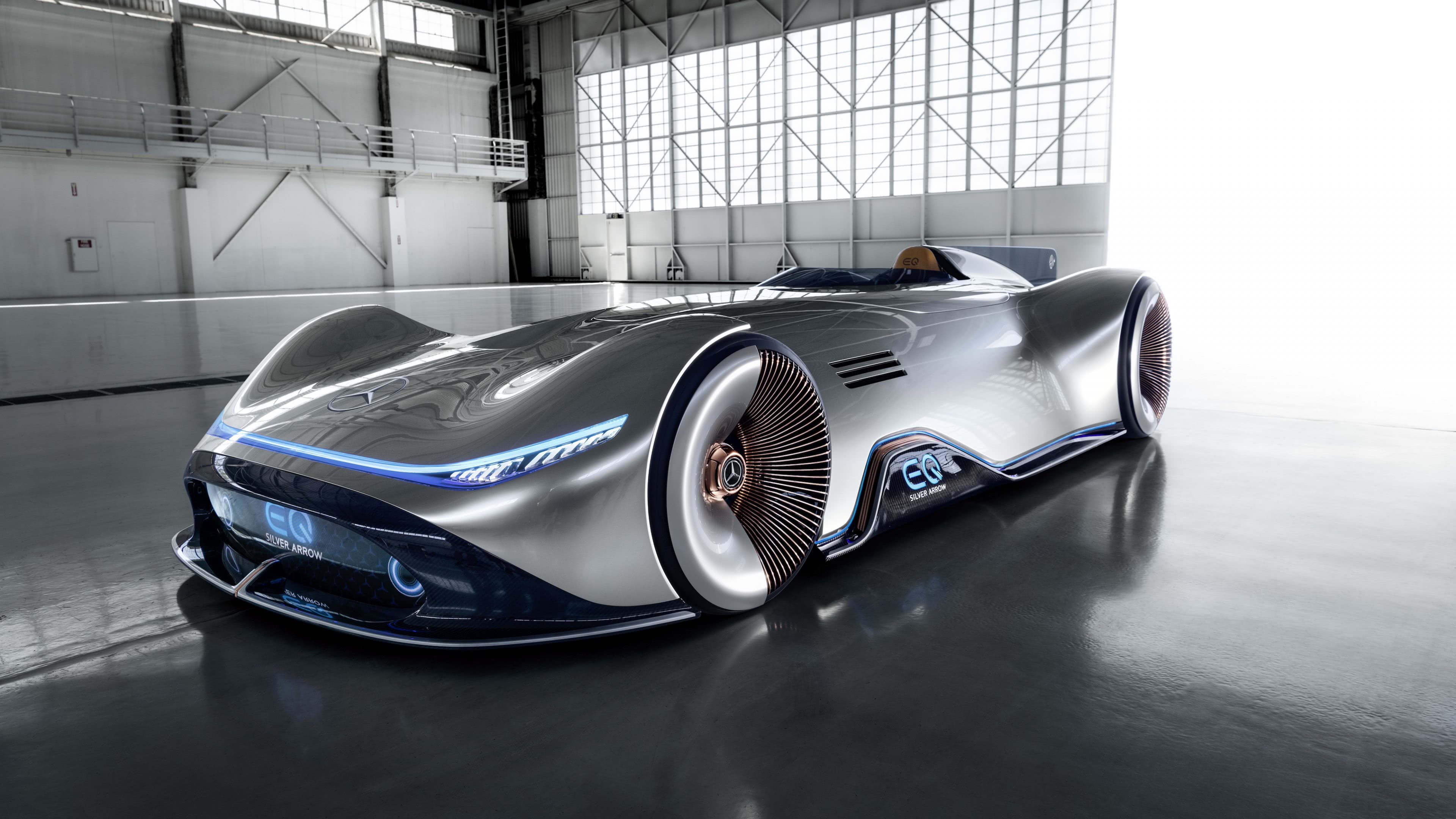 3840x2160 Mercedes Benz Vision EQ Silver Arrow UHD 4K Wallpaper