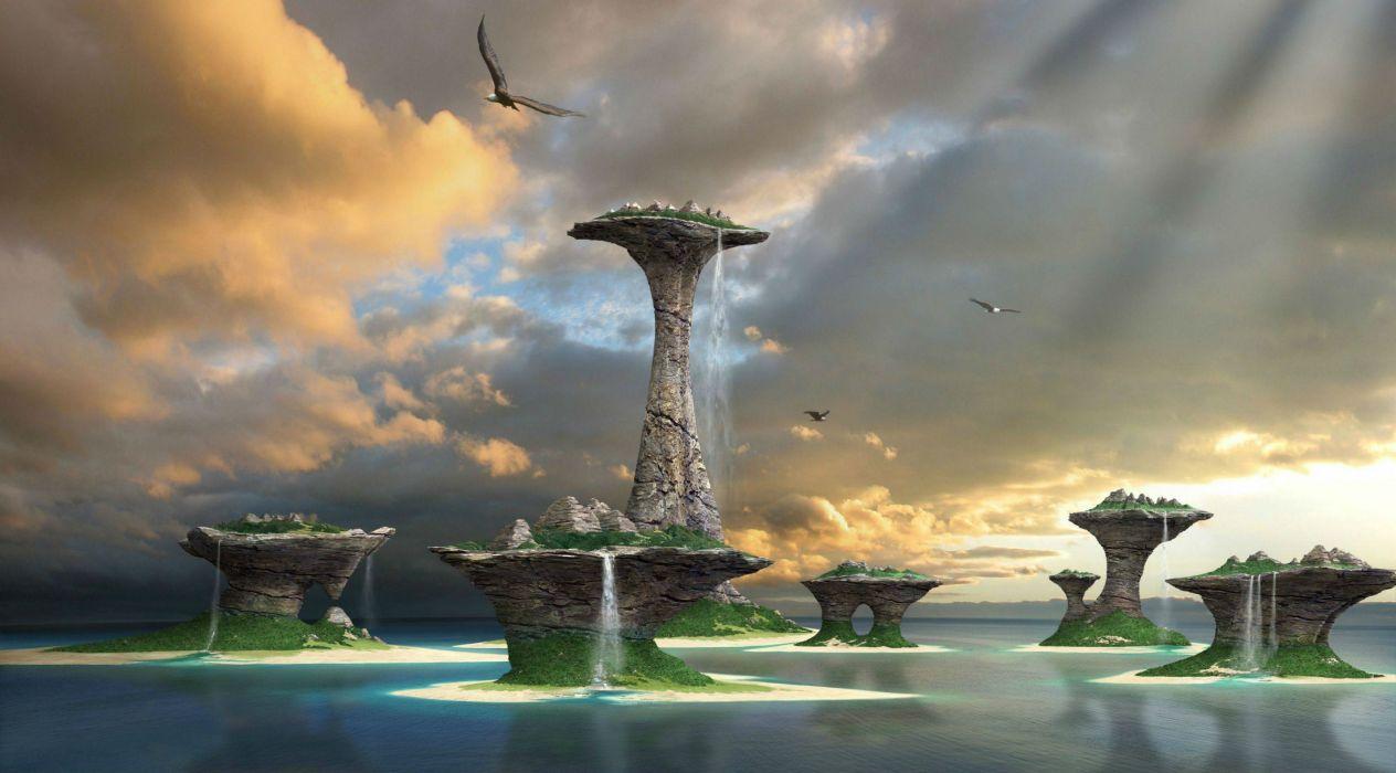1264x700 ALIEN Horror Sci Fi Futuristic Dark Aliens Creature Survival Planet Artwork Wallpaperx1927