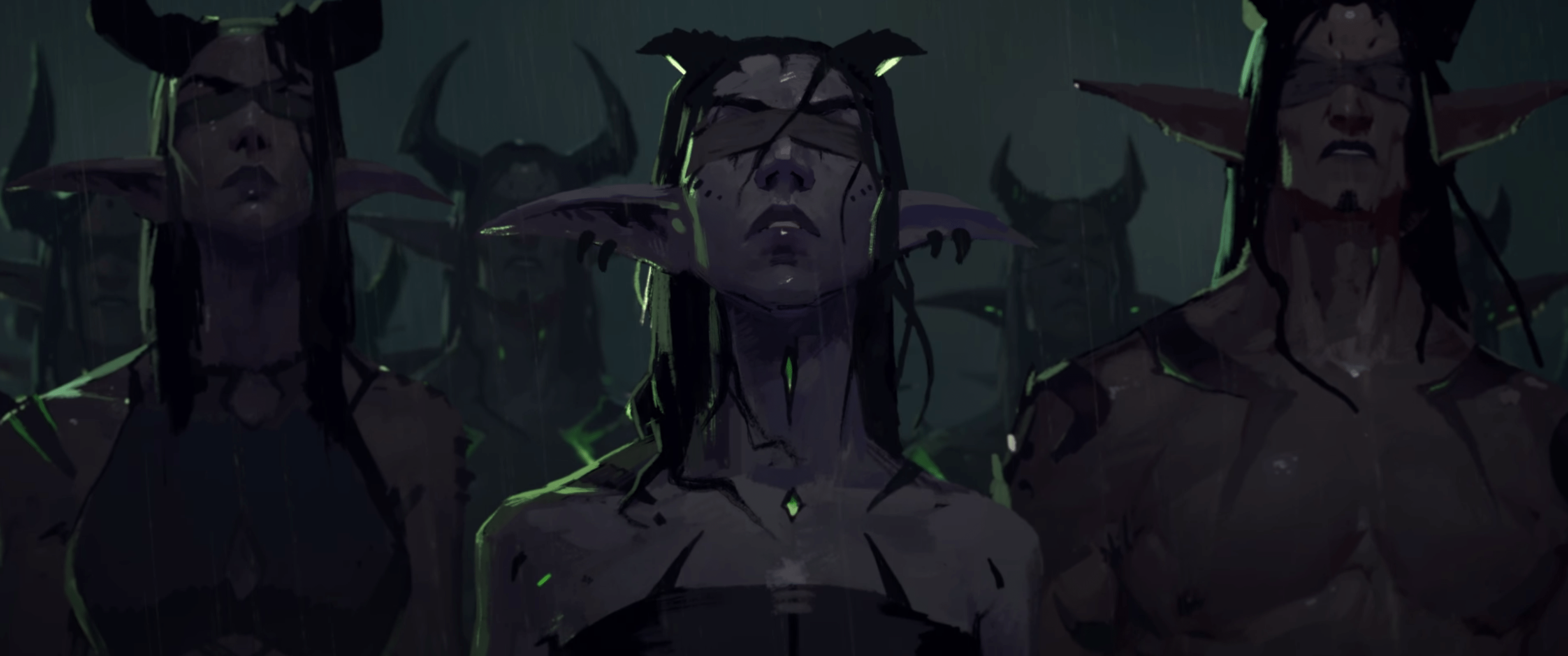 3440x1440 General 3440x1440 World of Warcraft Blizzard Entertainment Demon Hunter. Digital wallpaper, World of warcraft, Demon hunter