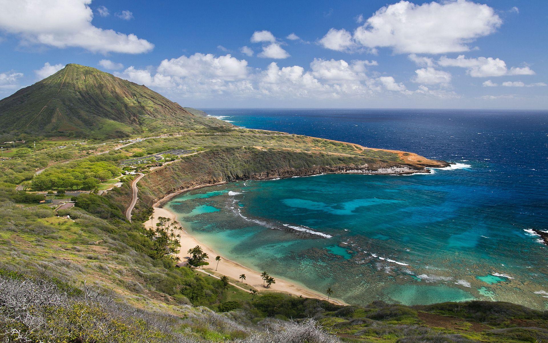 1920x1200 hanauma bay ohao hawaii Desktop Wallpaperk HD