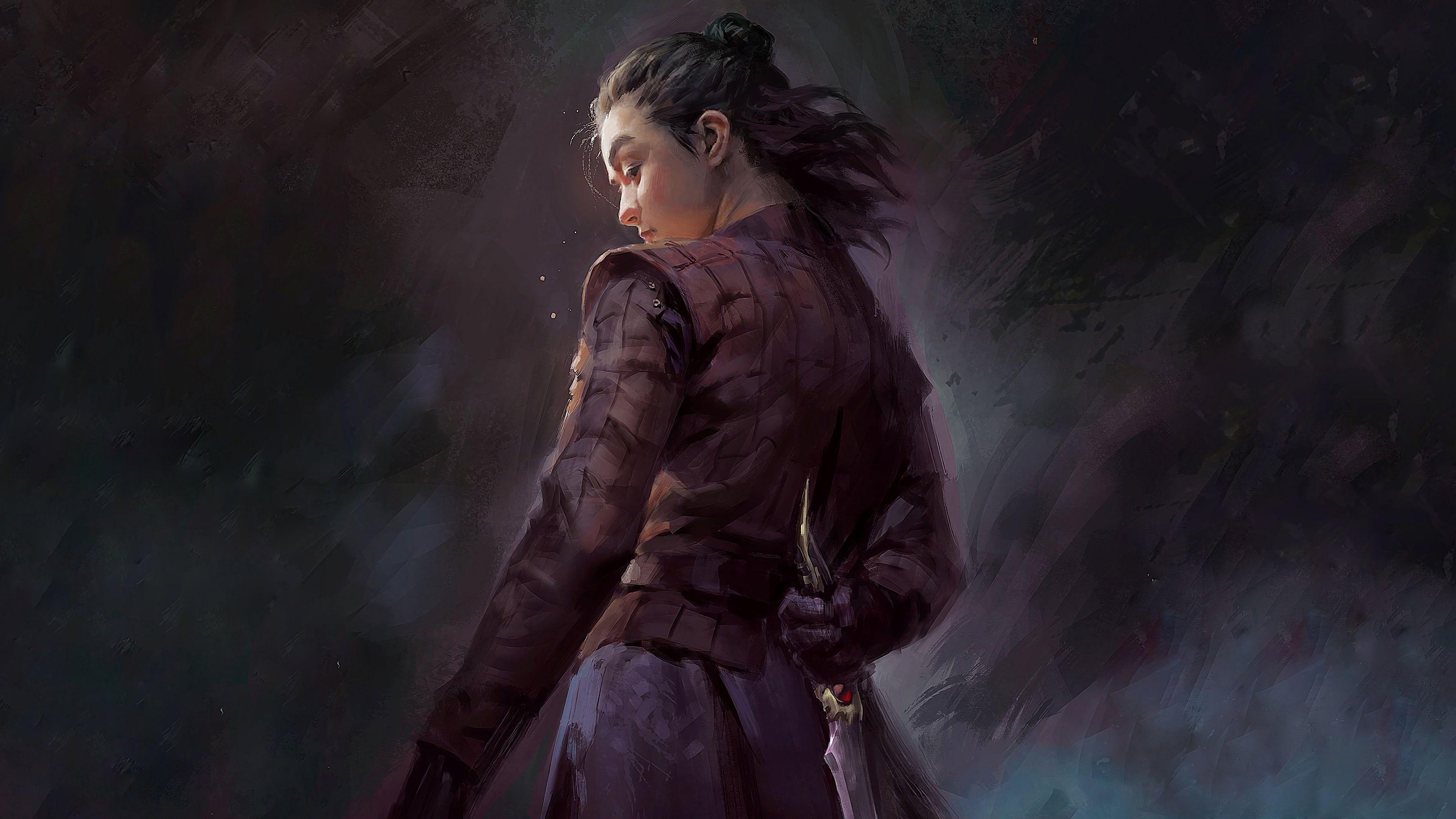 3840x2160 Arya Stark Game of Thrones 4K Wallpaper