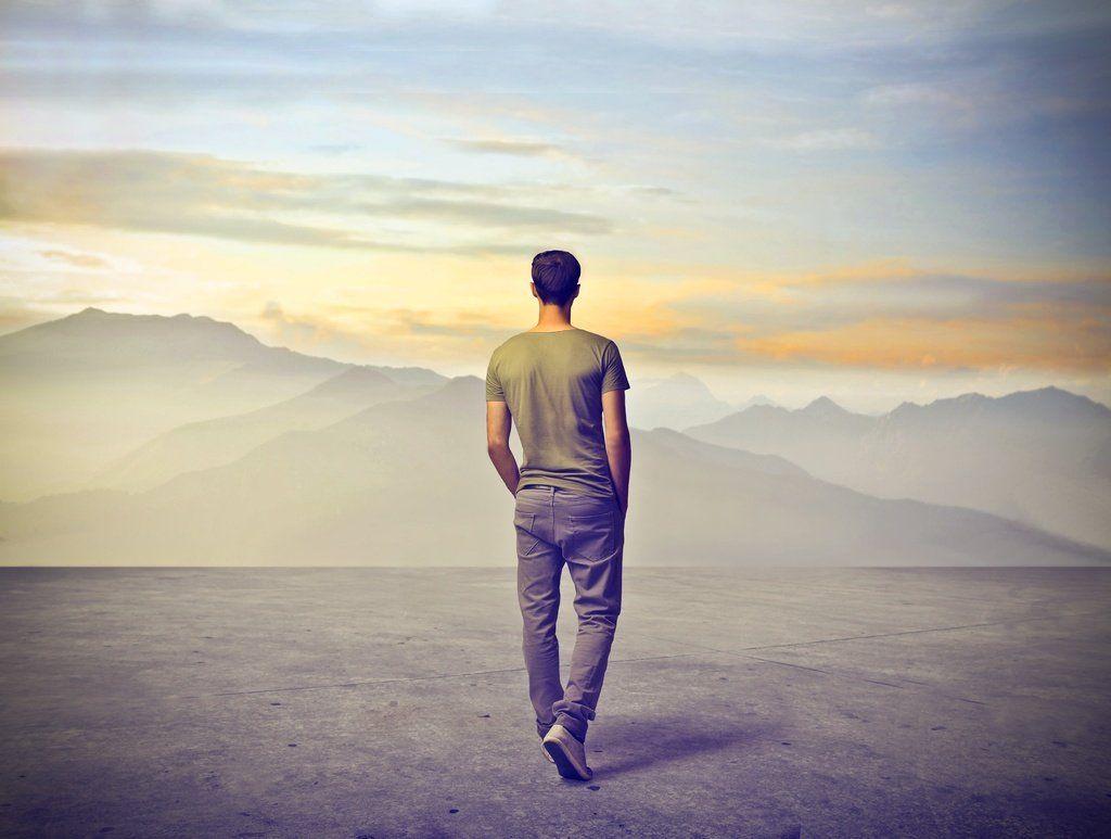 1024x773 Walking Alone Wallpaper