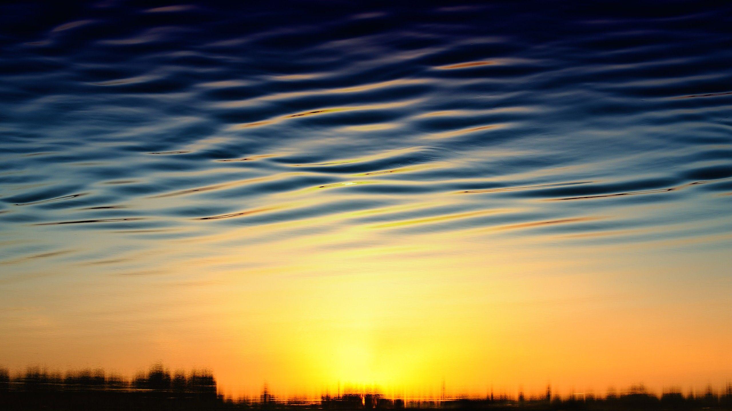 2560x1440 Wallpaper Reflections, Nile river, Sunset, HD, Photography,. Wallpaper for iPhone, Android, Mobile and Desktop
