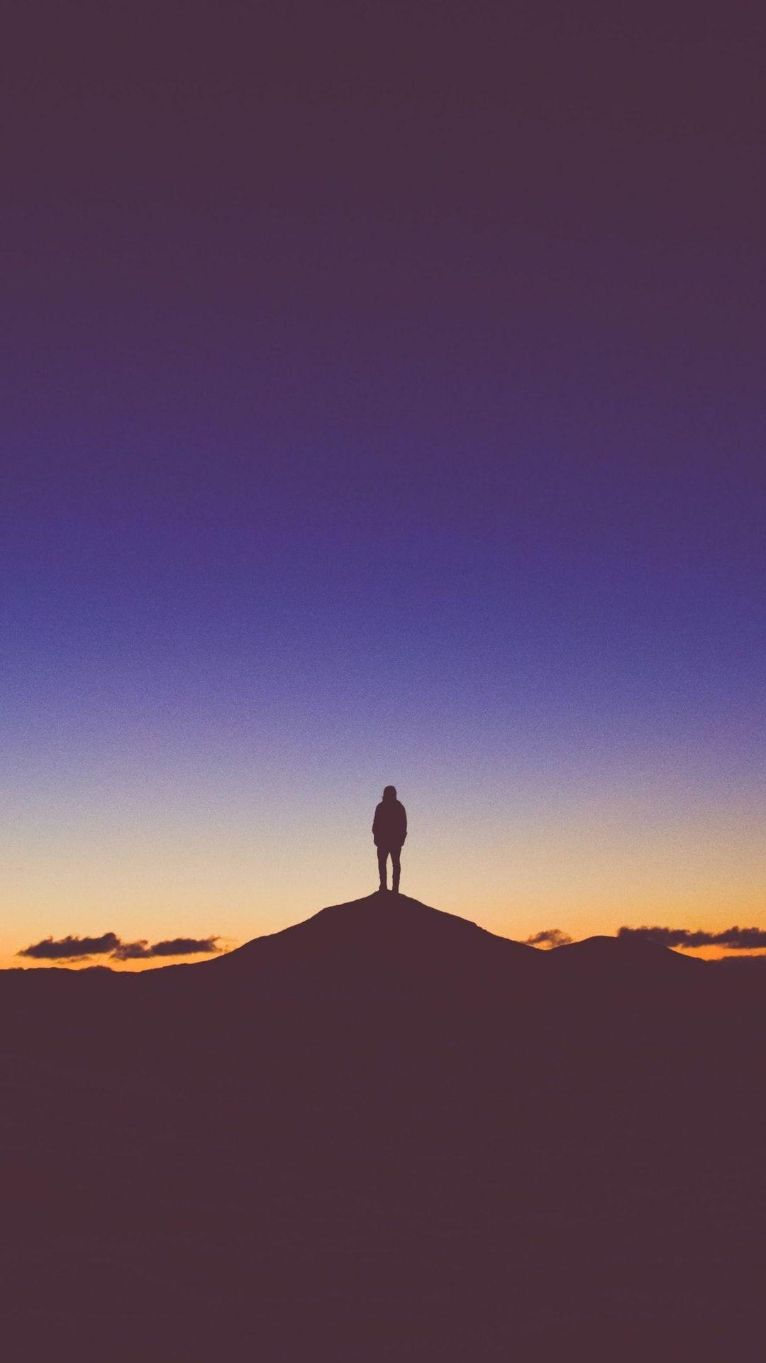 1080x1920 But woe to him who is alone when he falls, For he has no one to help him up. Alone boy wallpaper, Alone art, Nature wallpaper
