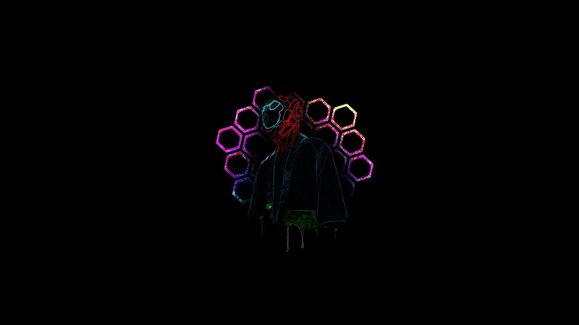 1920x1080 Desktop wallpaper cyberpunk, man, minimal, HD image, picture, background, 574b67