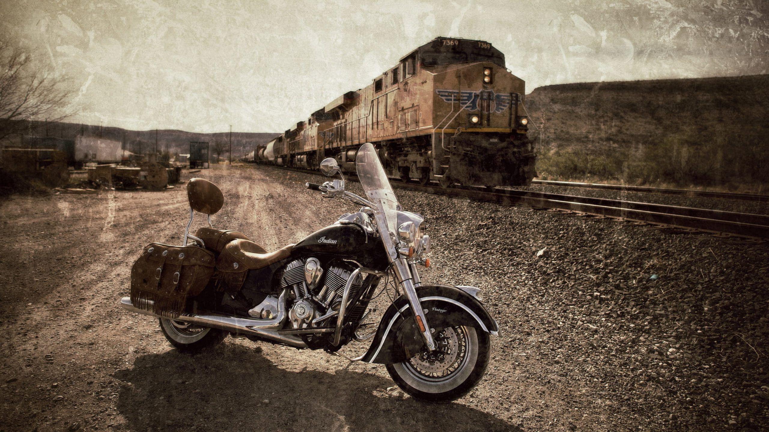 2560x1440 Indian Motorcycle [4K] Wallpaper