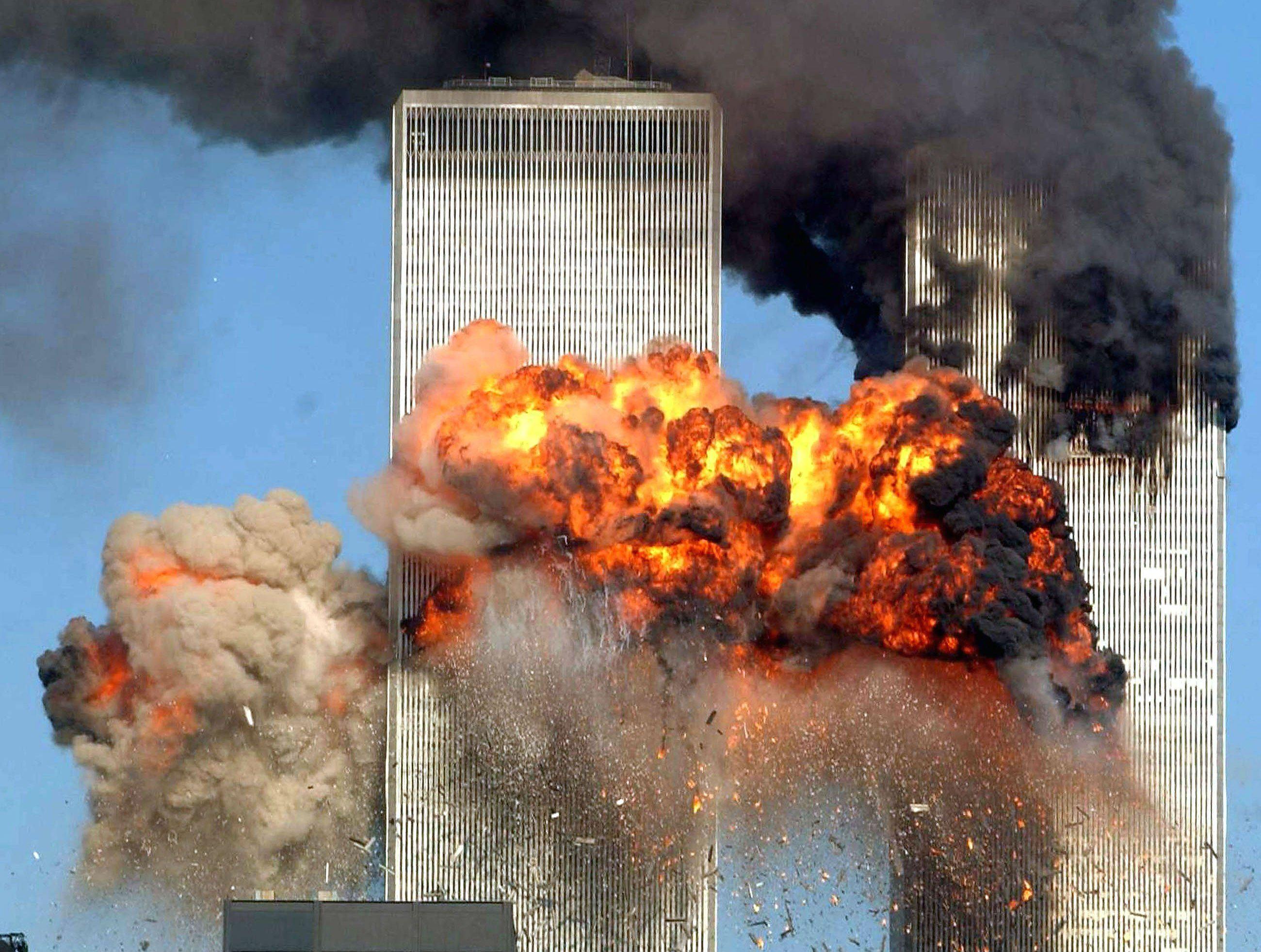 2600x1963 WTC WORLD TRADE CENTER skyscraper city cities building new york terrorist attack apacolyptic disaster sad america usa wallpaperx1963