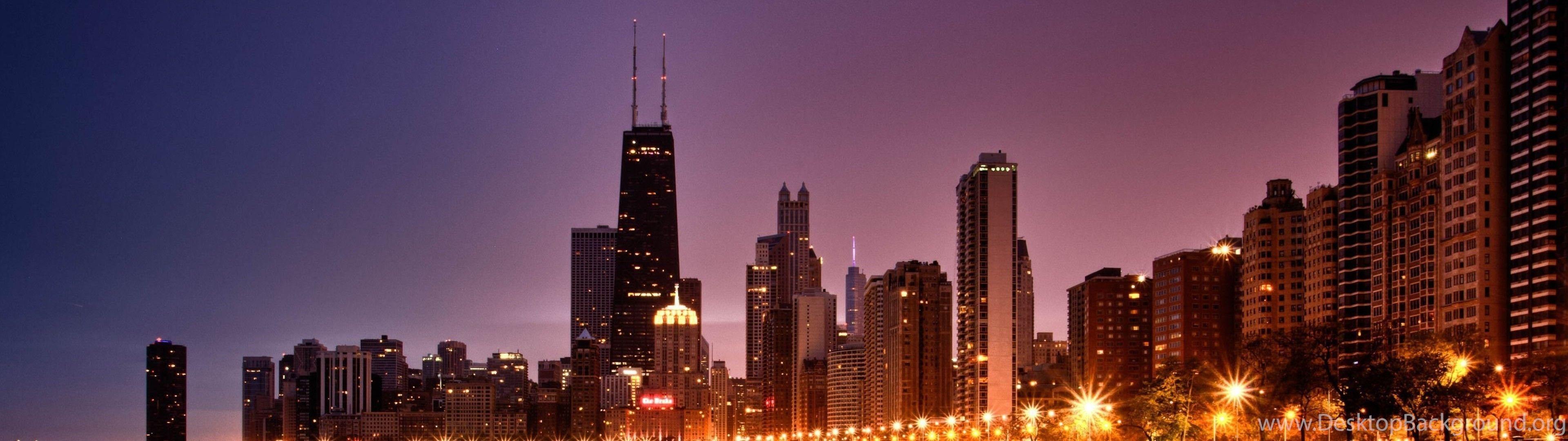 3840x1080 Chicago, iPhone, Desktop HD Background / Wallpaper ( 1080p, 4k) (3840x1080) (2020)