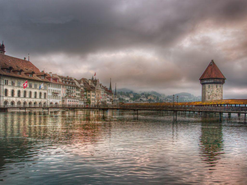 1024x768 Luzern Lake Lucerne Village Of Switzerland 4k Ultra HD Desktop Wallpaper For Computers Laptop Tablet And Mobile Phones 3840x2400 :