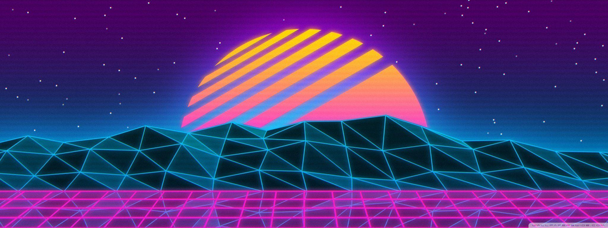 2048x768 Free download Vaporwave 4K HD Desktop Wallpaper for Wide Ultra Widescreen [ 2048x768] for your Desktop, Mobile & Tablet. Explore Vaporwave Wallpaper. Vaporwave Wallpaper, Aesthetic Vaporwave Wallpaper