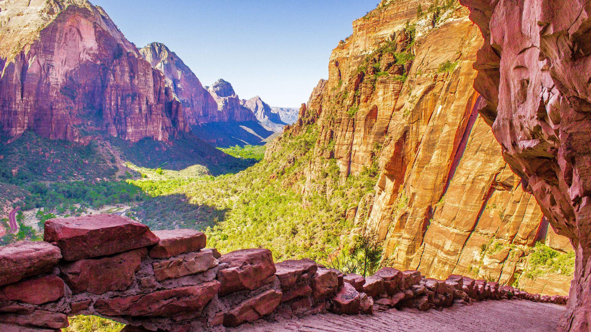 1920x1080 zion national park, utah, usa 1080P Laptop Full HD Wallpaper, HD Nature 4K Wallpaper, Image, Photo and Background