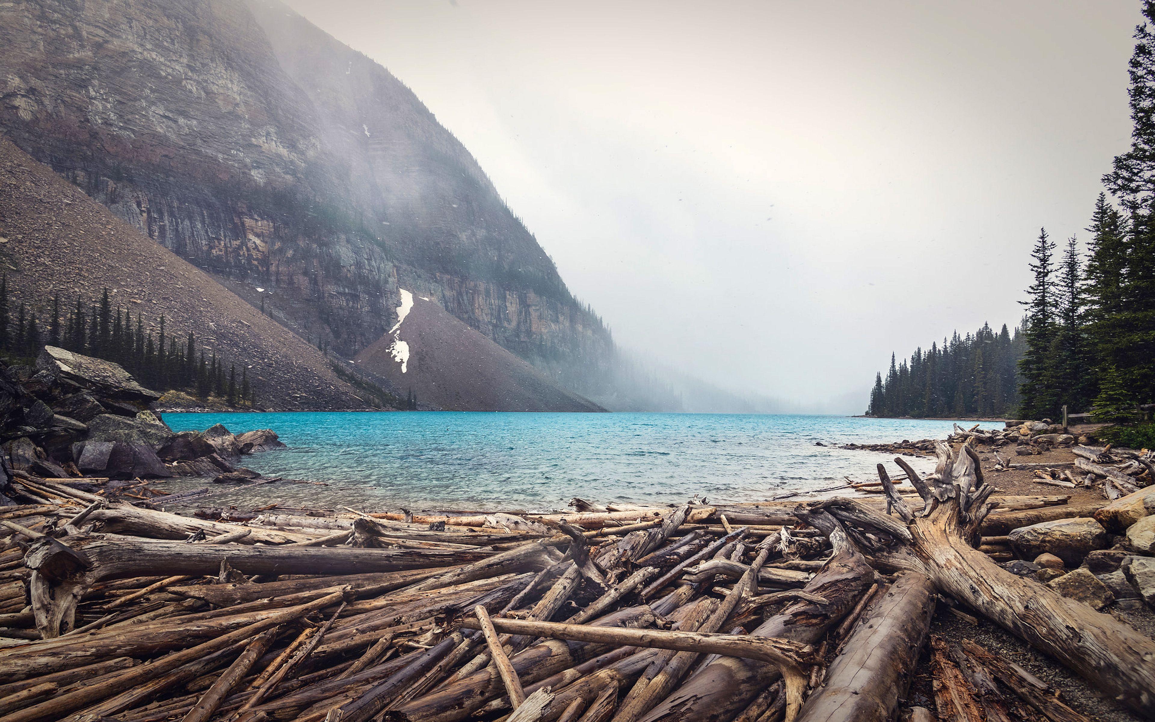 3840x2400 Moraine Lake In Banff National Park Canada Summer HD Wallpaper For Desktop Mobile Phones And Lapx2400 :