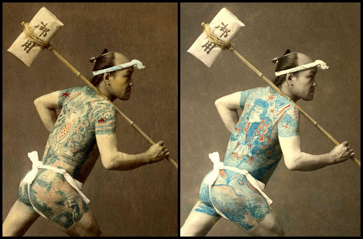 1200x790 Japanese Yakuza Women. vintage everyday: World of Old Japanese