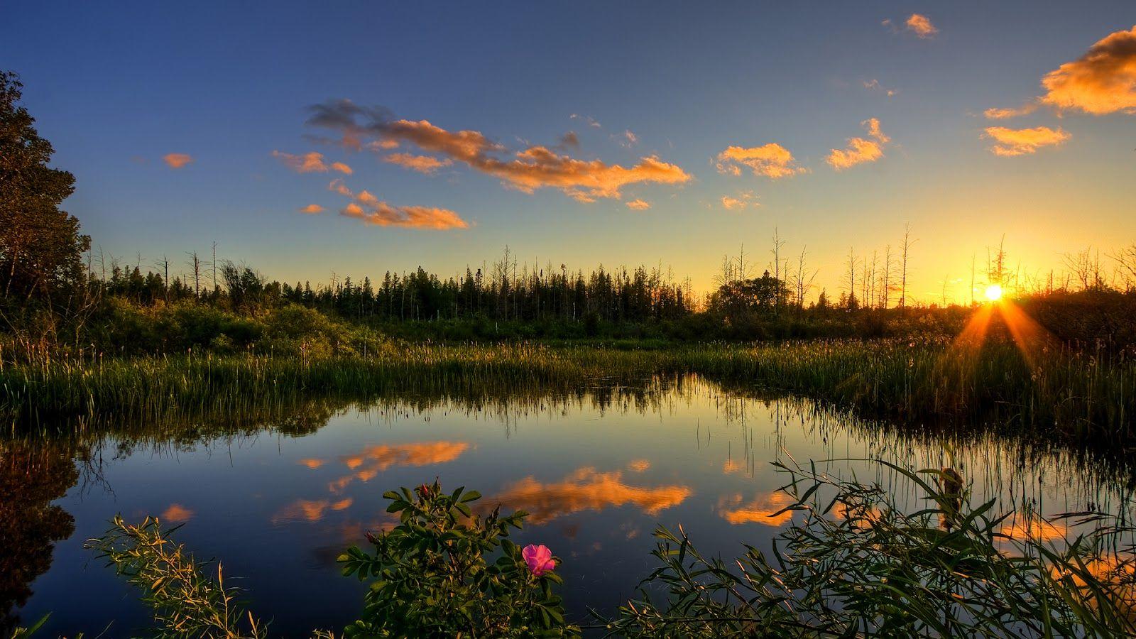 1600x900 Lake HD Wallpaper