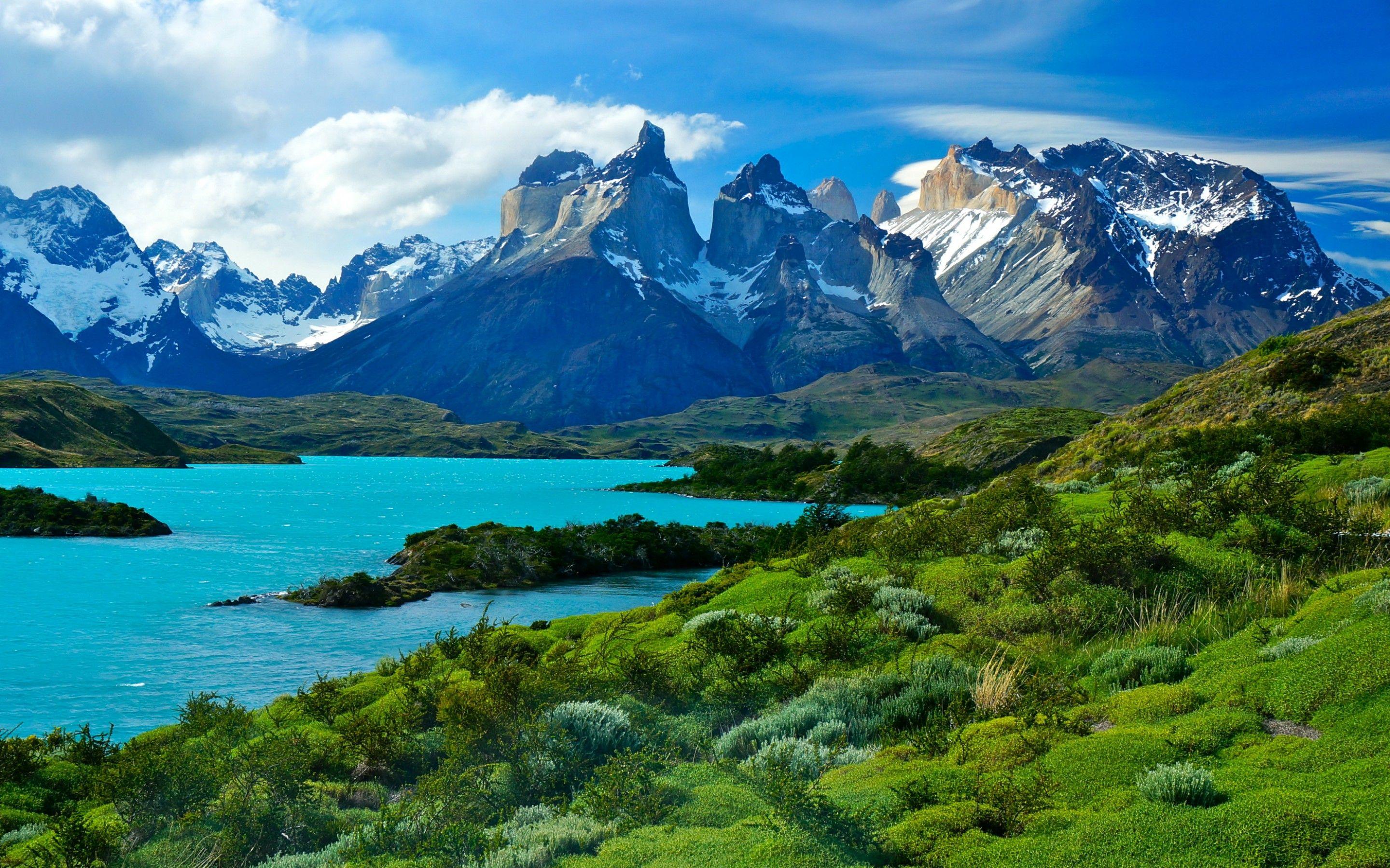 2880x1800 Wallpaper Torres del Paine National Park, Soaring mountains, HD, Nature,. Wallpaper for iPhone, Android, Mobile and Desktop