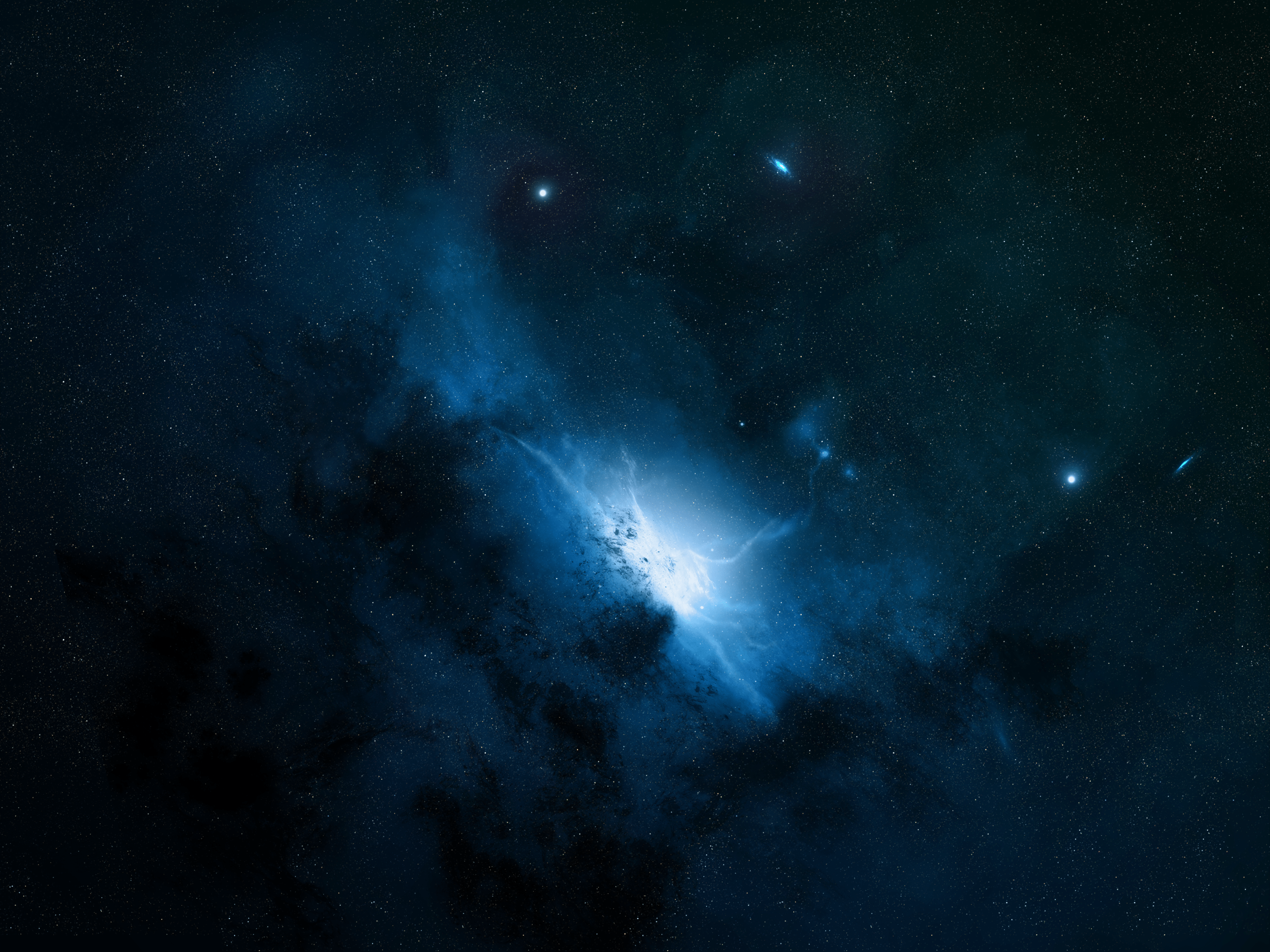 3200x2400 Download wallpaper 3200x2400 space, galaxy, universe, stars, dark, shine HD background