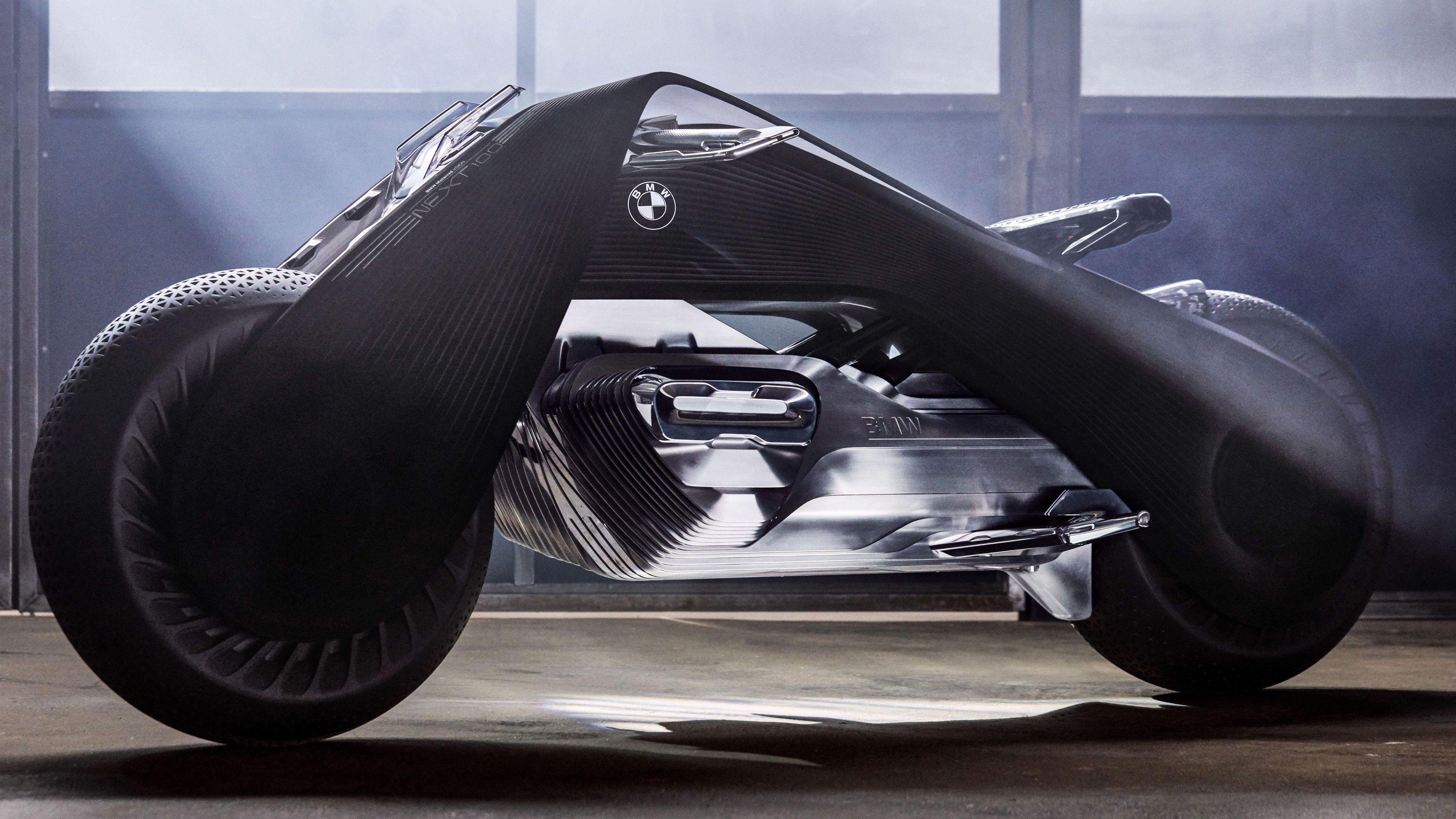 3840x2160 BMW Motorrad Vision Next 100 Future Bike 4K Wallpaper